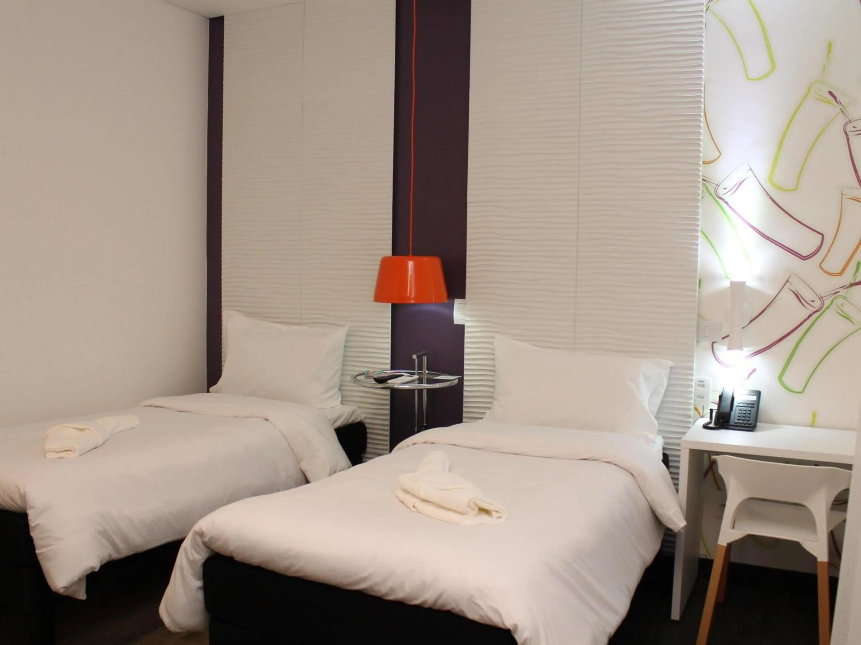 Bedroom, Bed in ibis Styles Ponta Pora