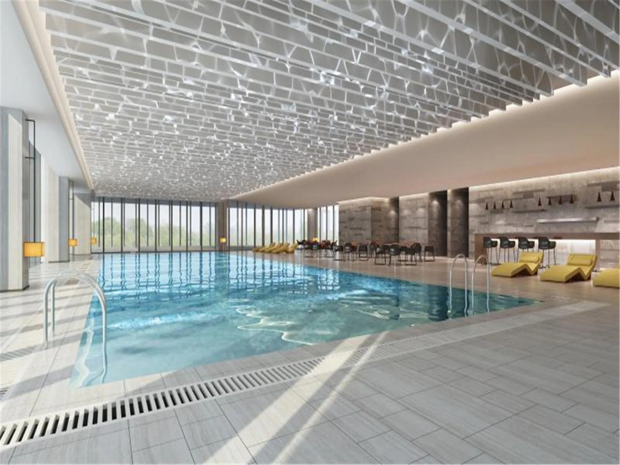 Swimming Pool in Novotel Rizhao Suning