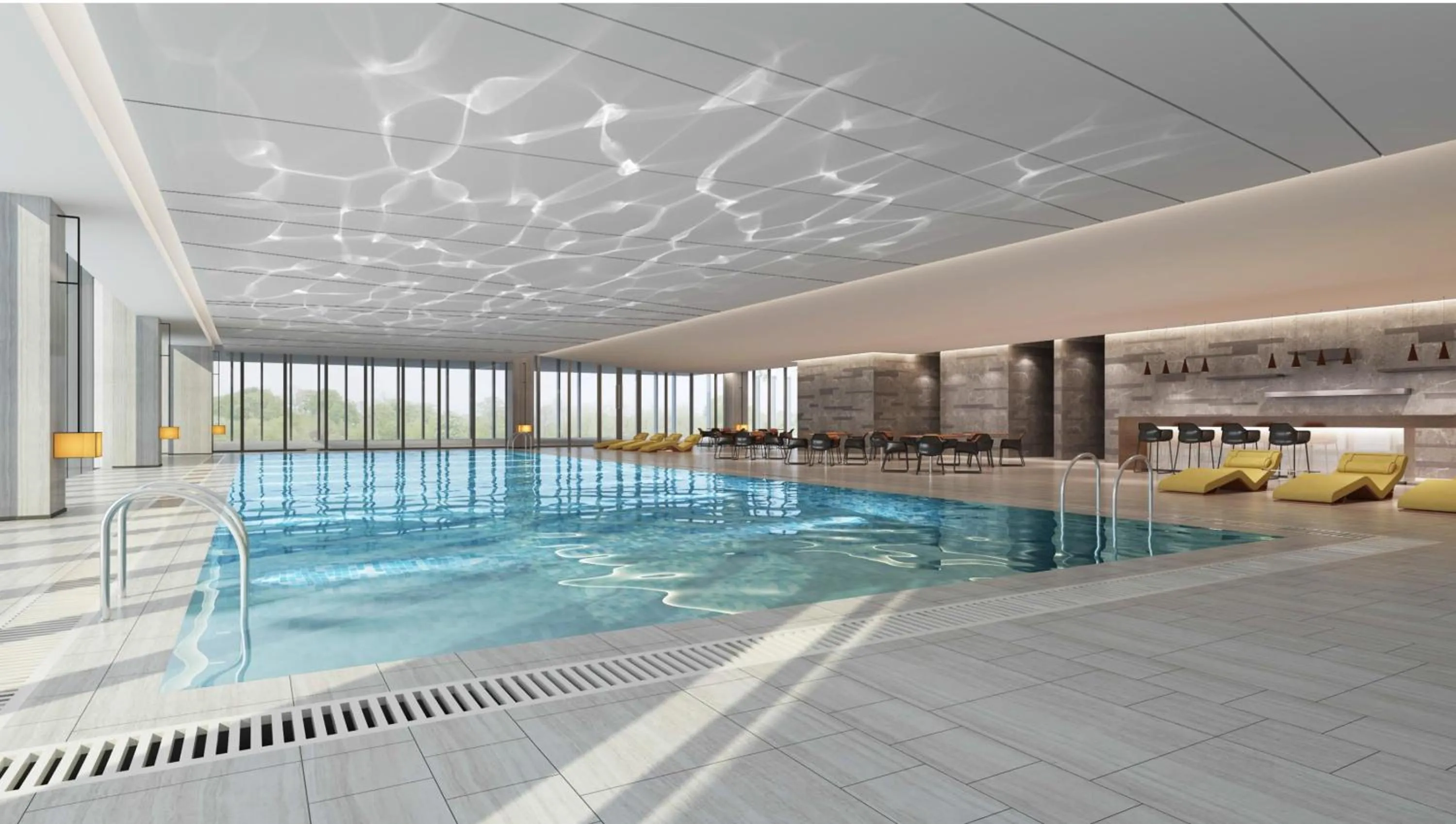 Swimming Pool in Novotel Rizhao Suning