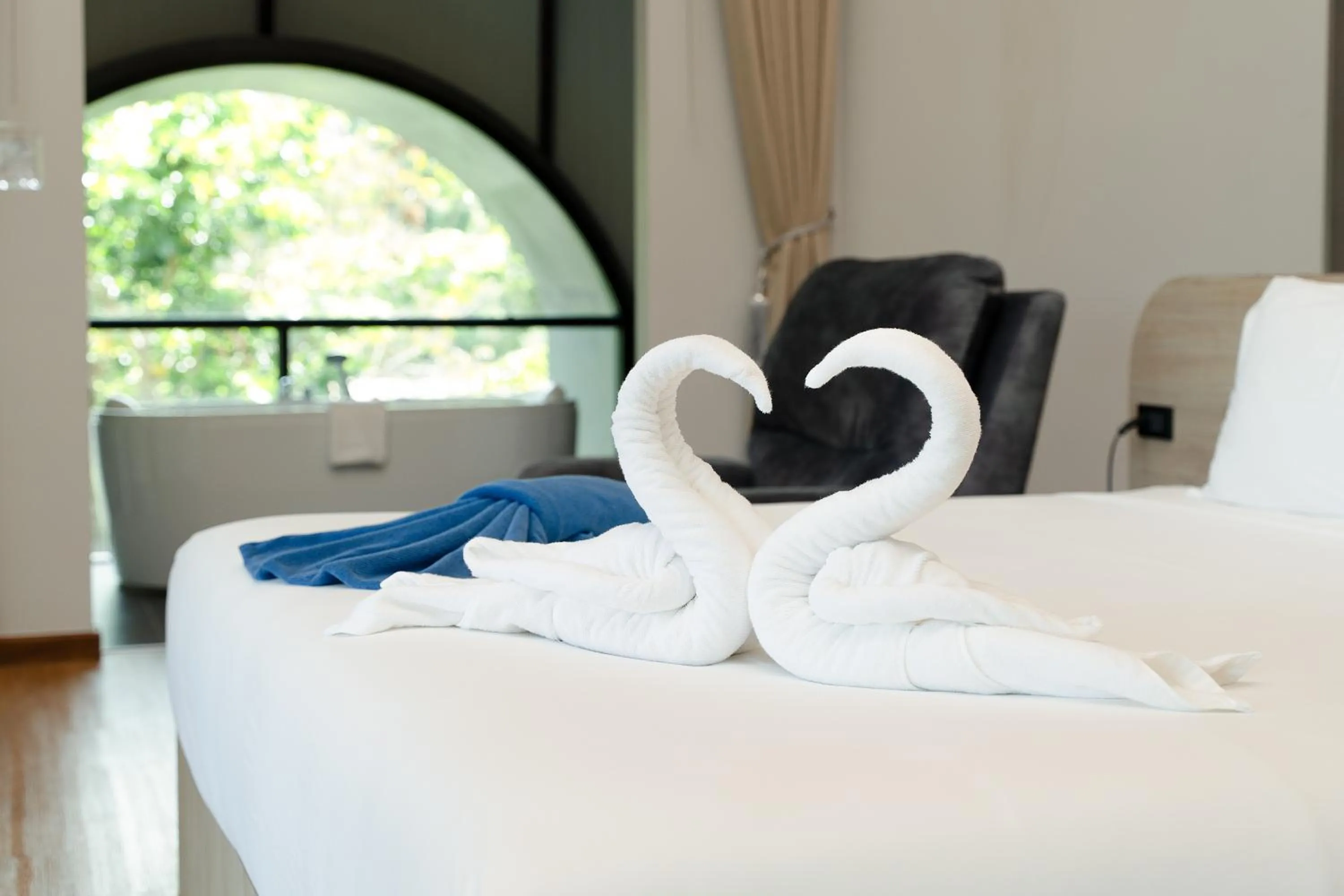 Bed in Binlha Raft Resort