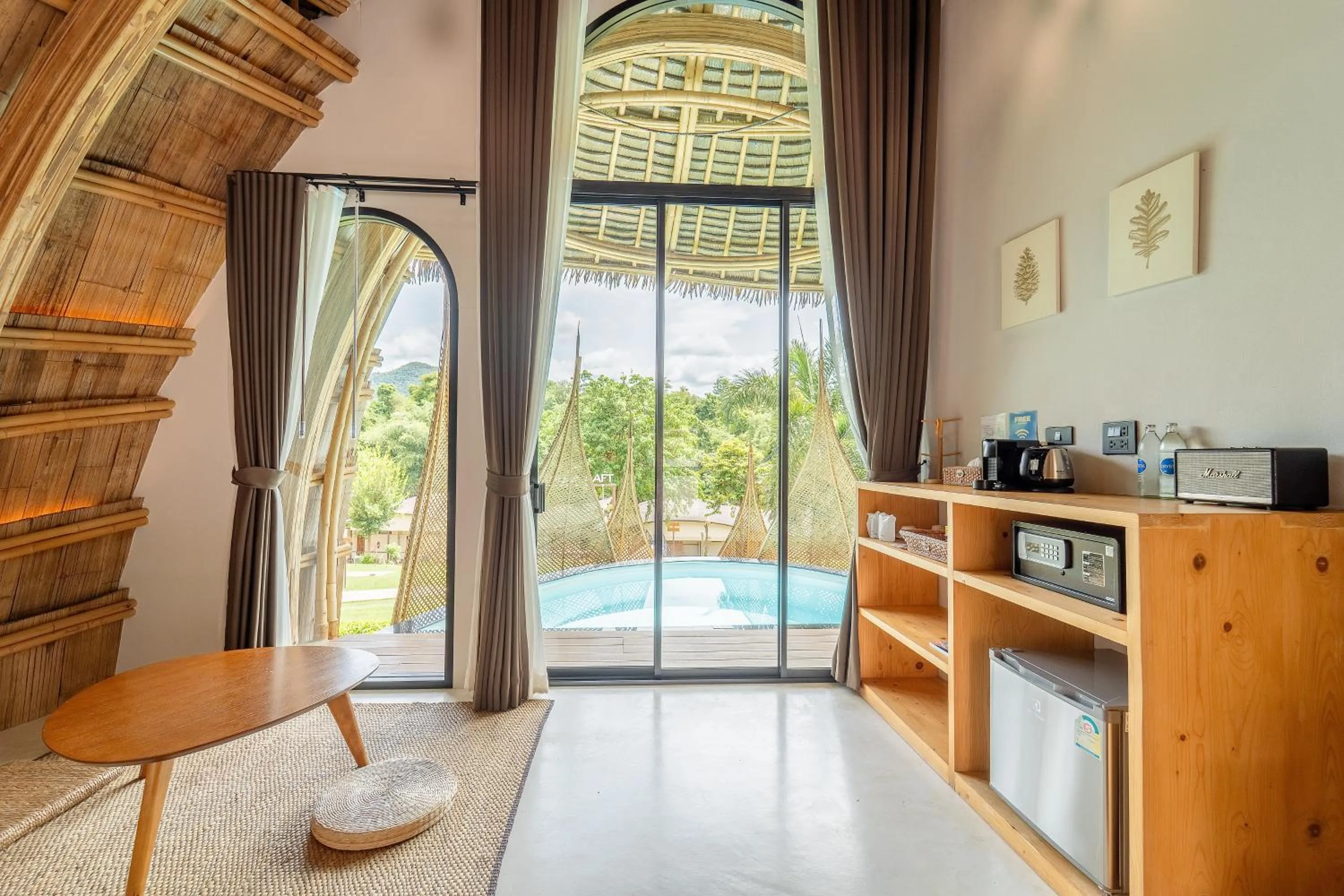 Bedroom in Binlha Raft Resort