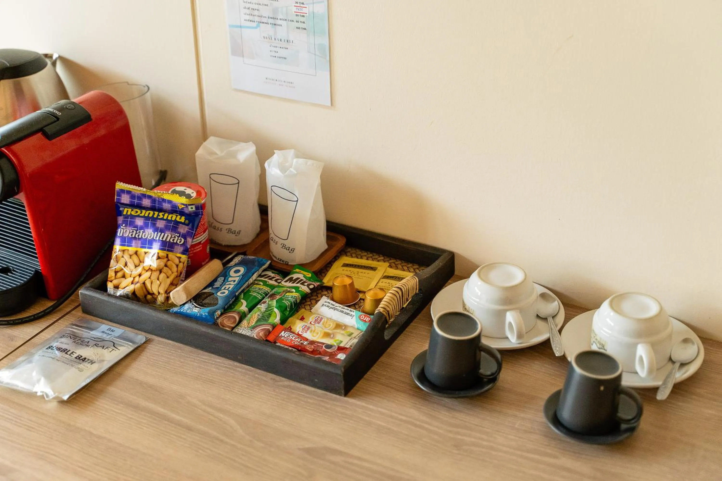 Coffee/tea facilities in Binlha Raft Resort
