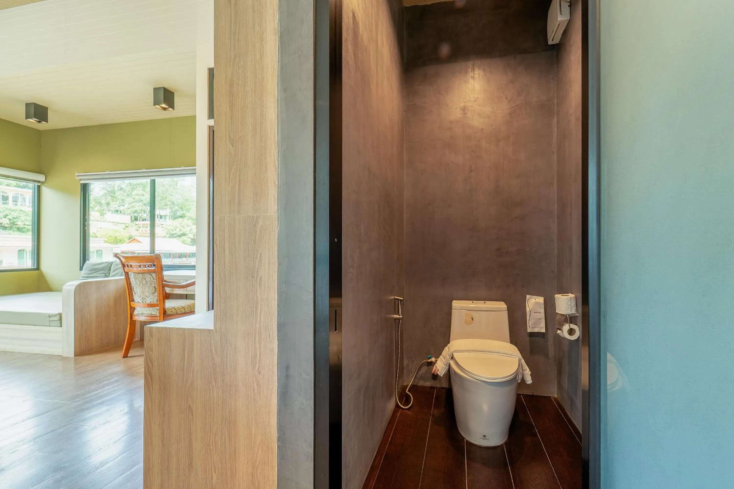 Toilet, Bed in Binlha Raft Resort