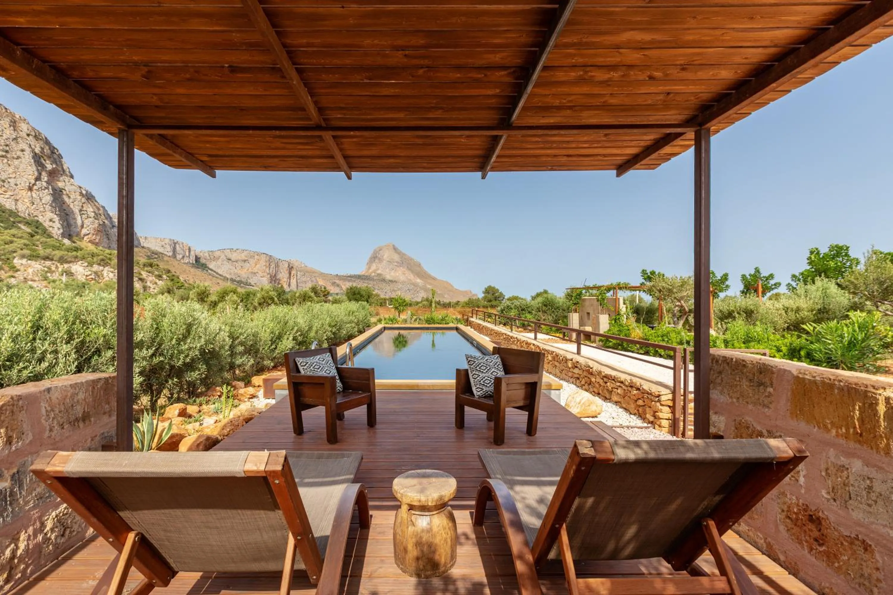 Swimming pool in Baglio Giammaccaro