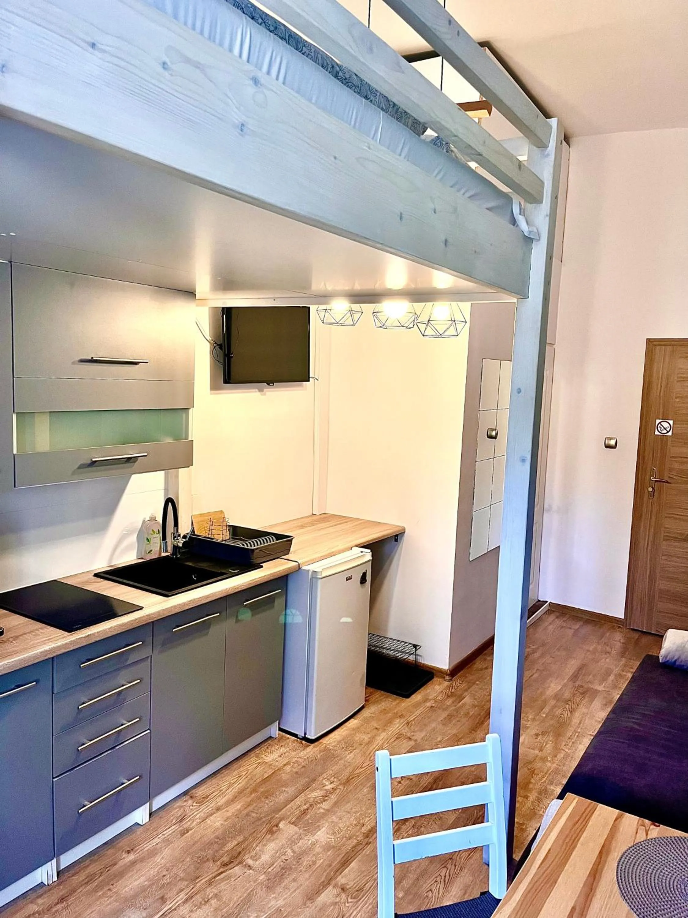 Kitchen or kitchenette in Pokoje Gościnne Wiślna