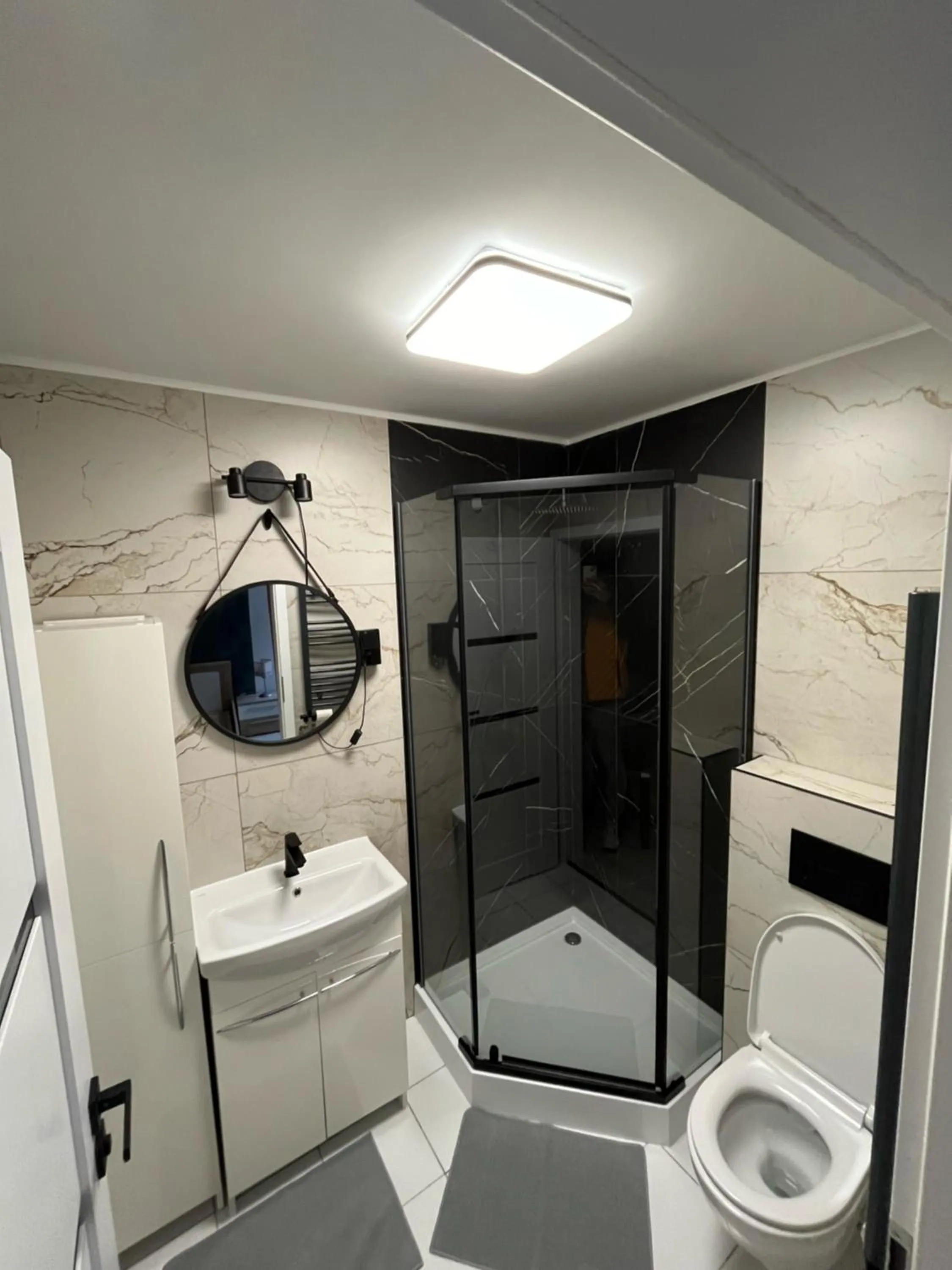 Shower in Pokoje Gościnne Wiślna