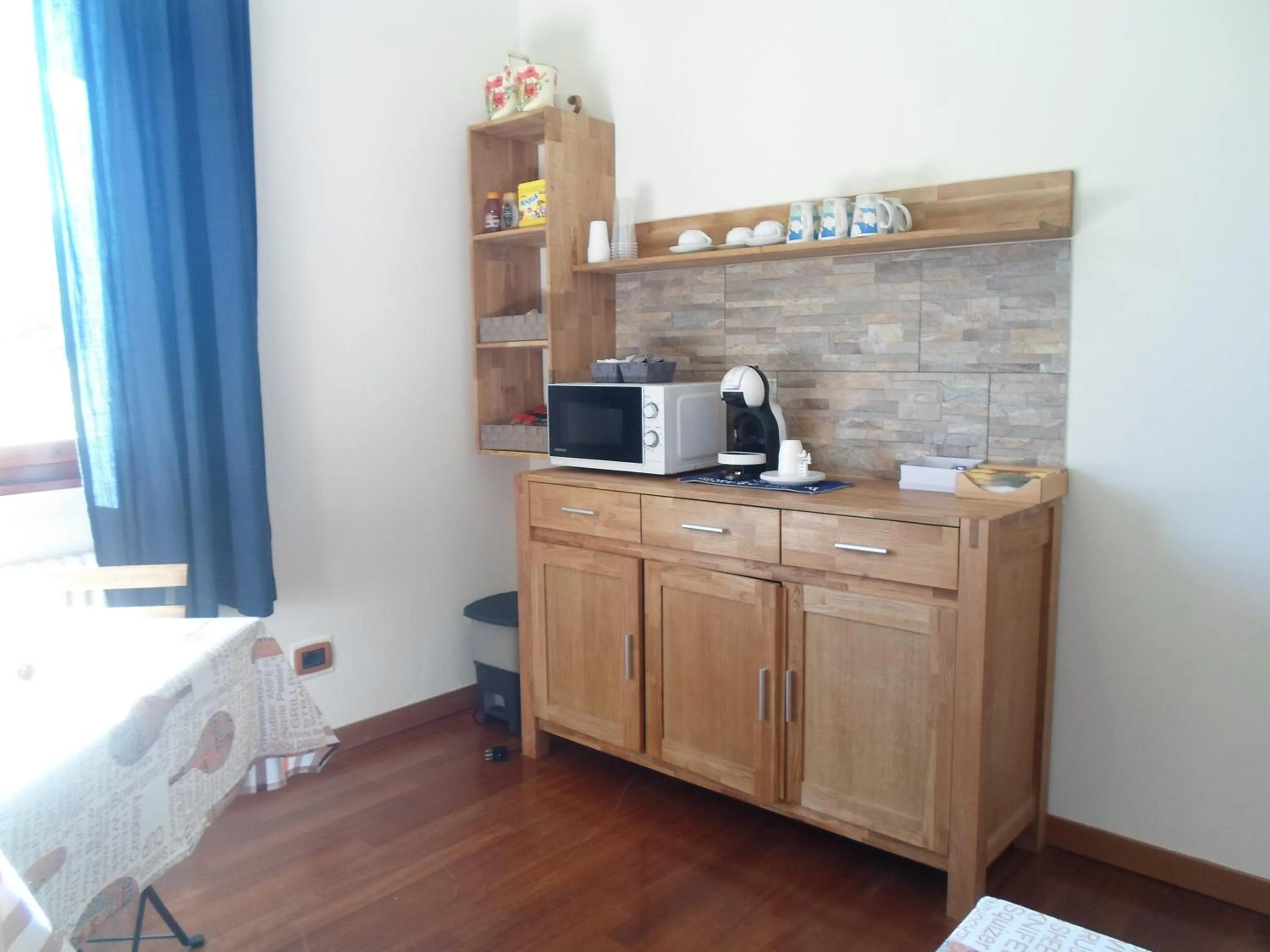 Communal kitchen in Antica Trattoria del Boden