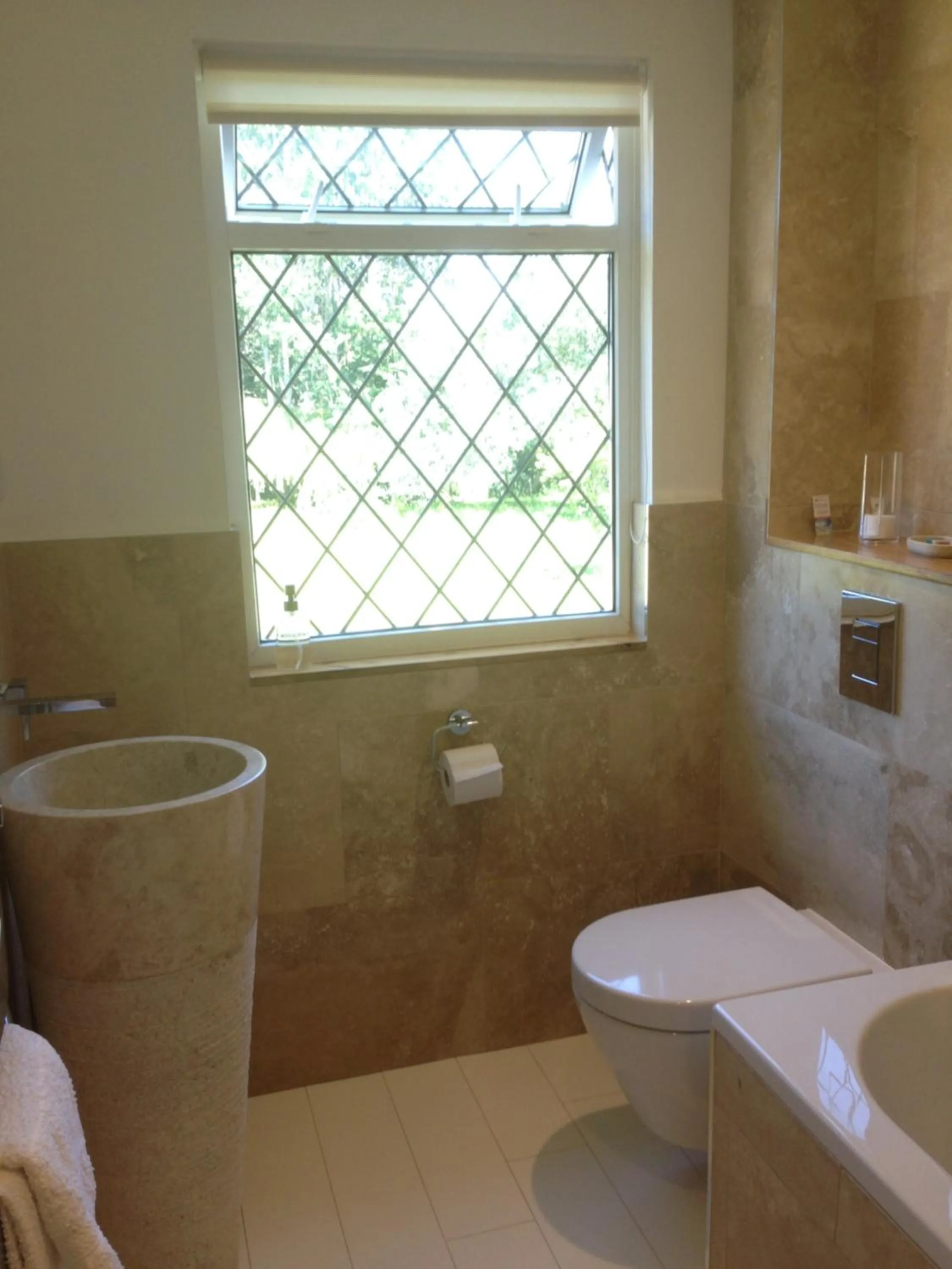 Bathroom in West Lodge B&B