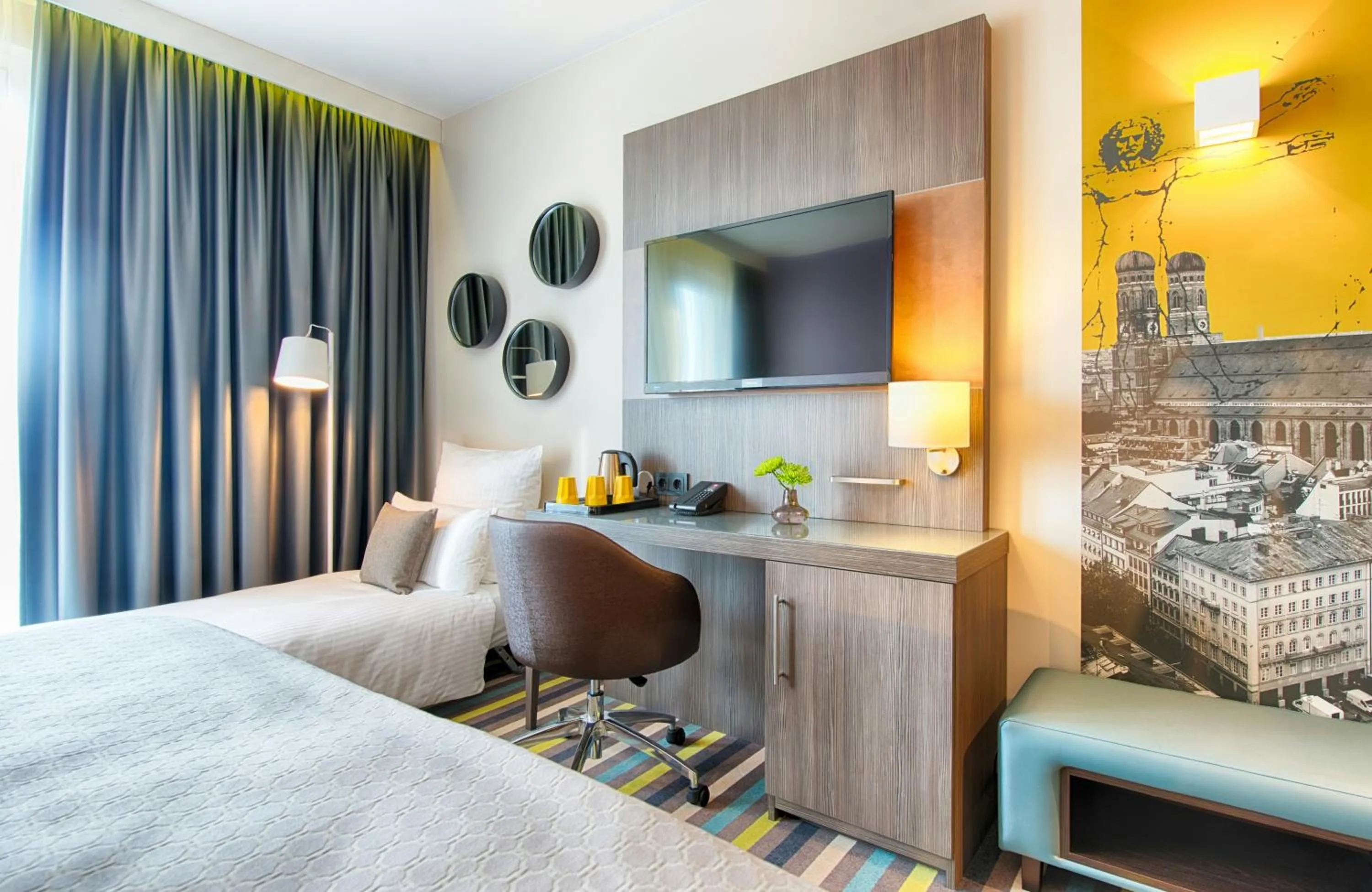 Photo of the whole room, Bed in Leonardo Hotel Munich City East