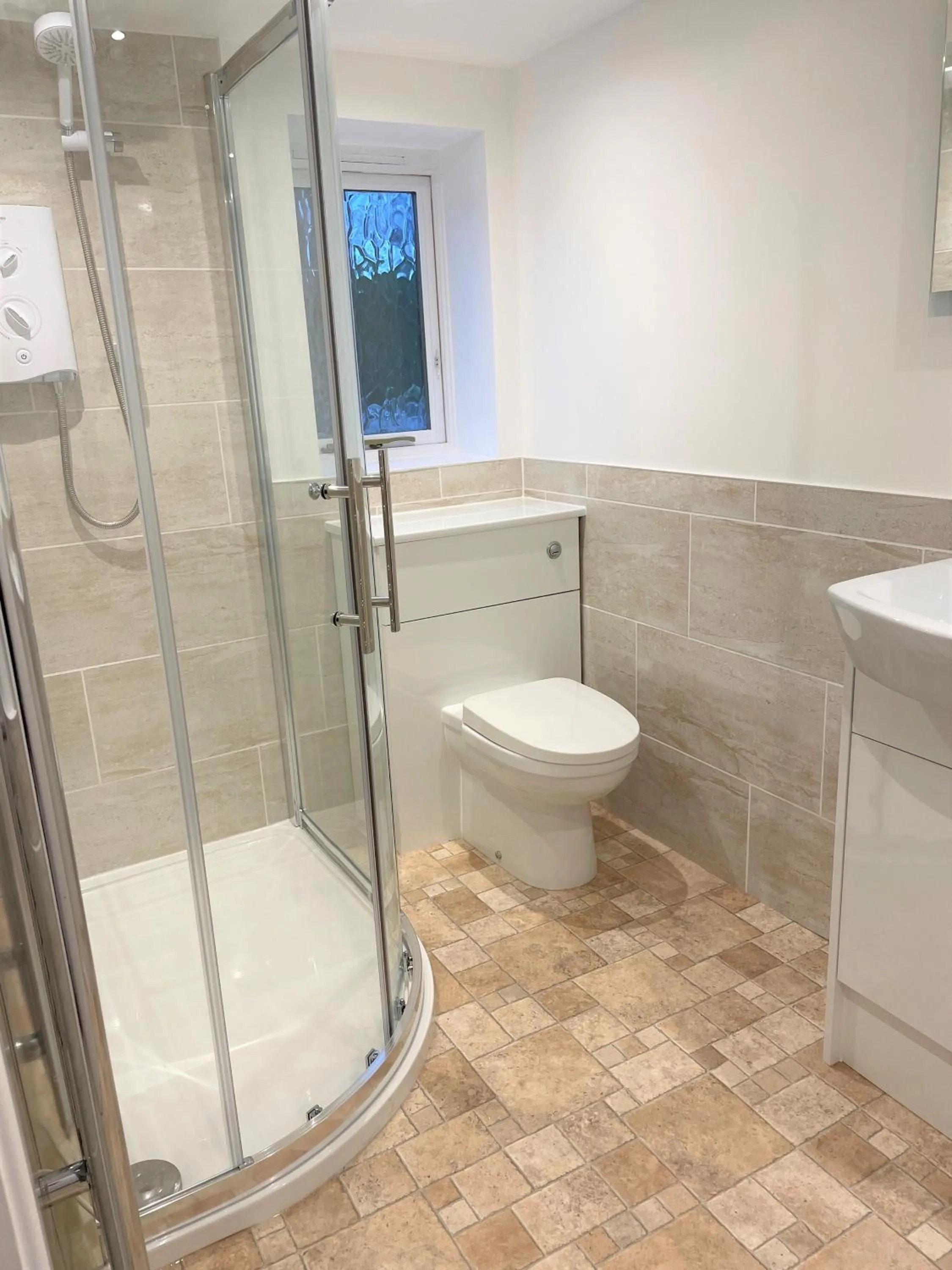 Shower in Bridge Farm Holiday Cottages