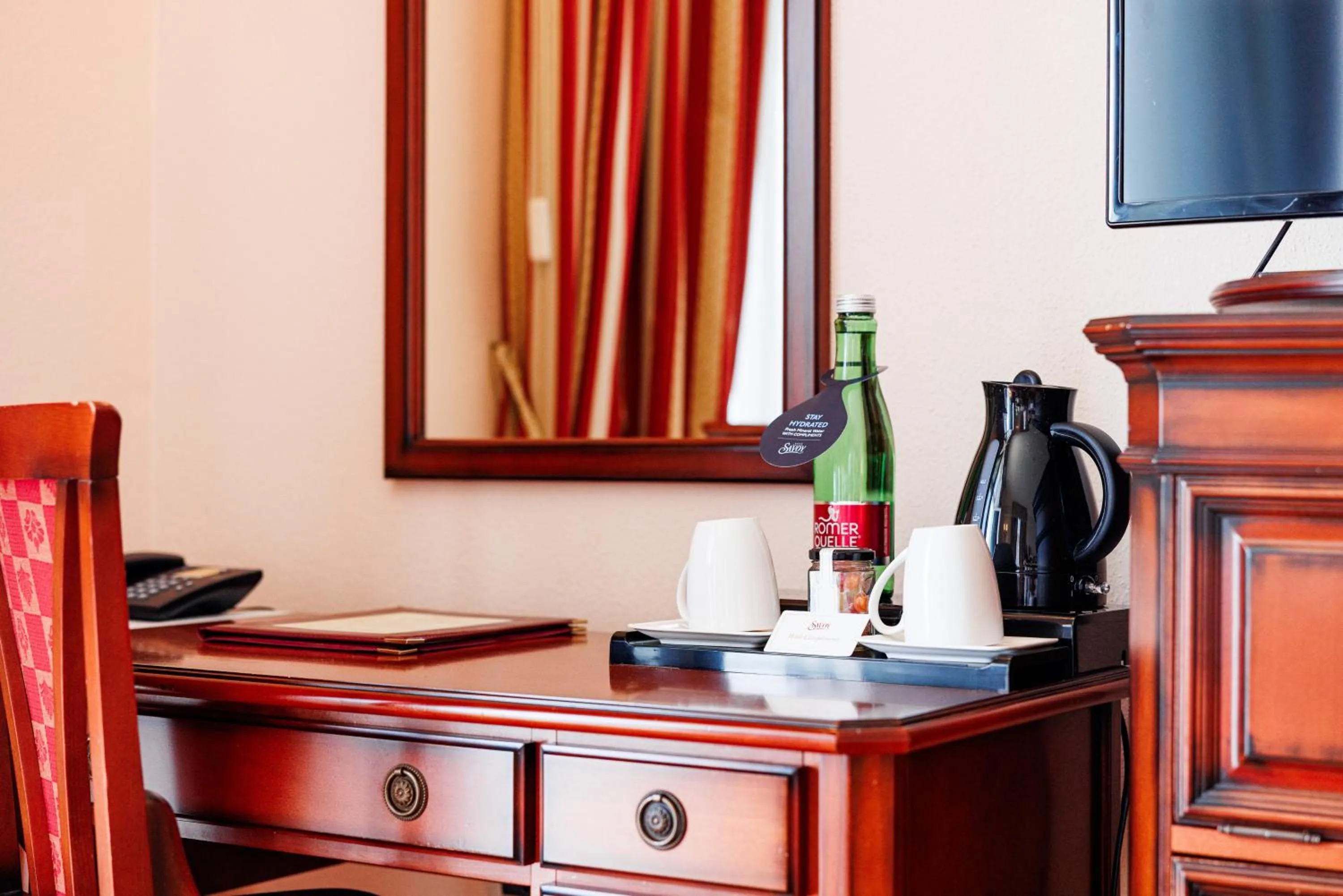 Coffee/tea facilities in Hotel Savoy