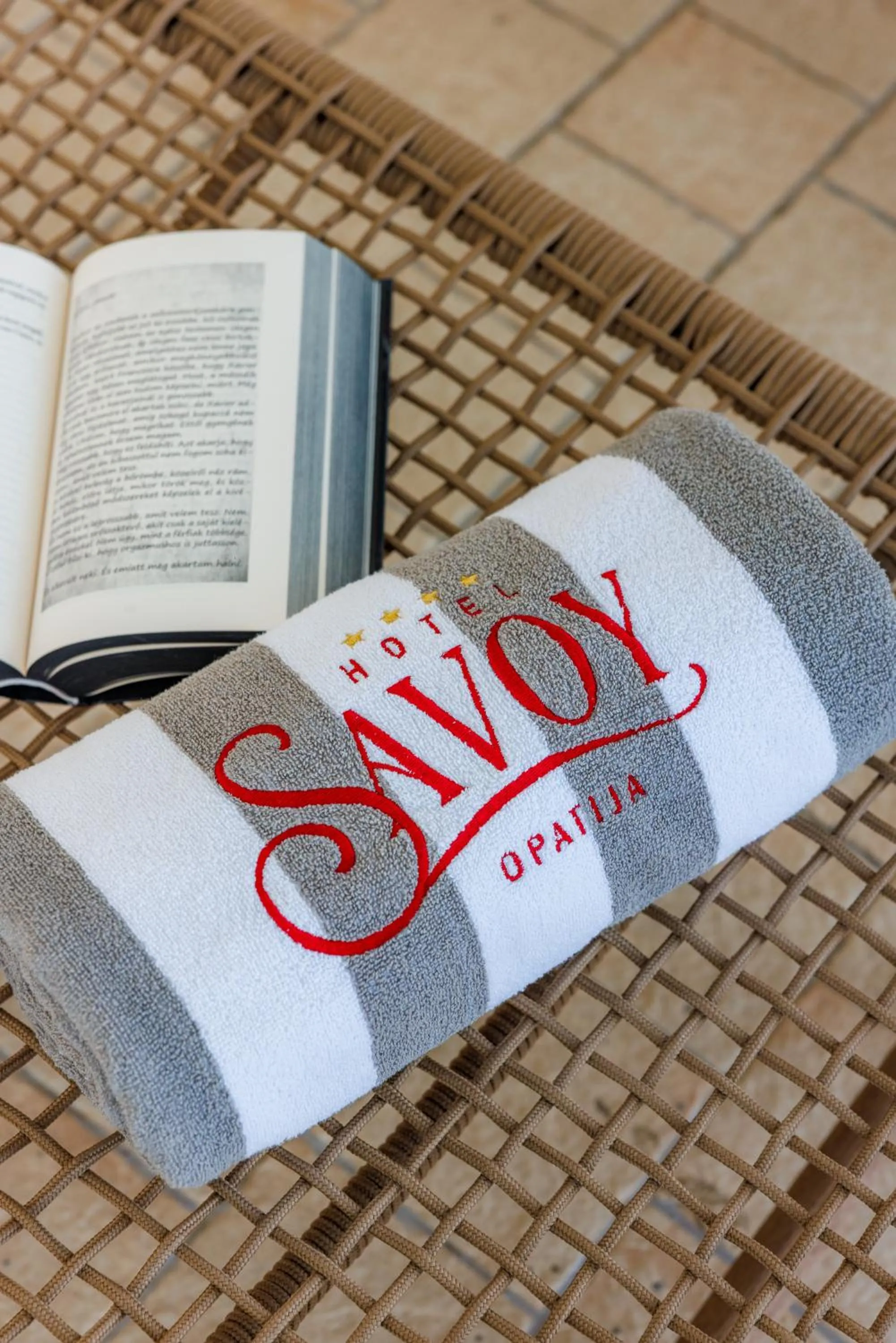 Property logo or sign in Hotel Savoy