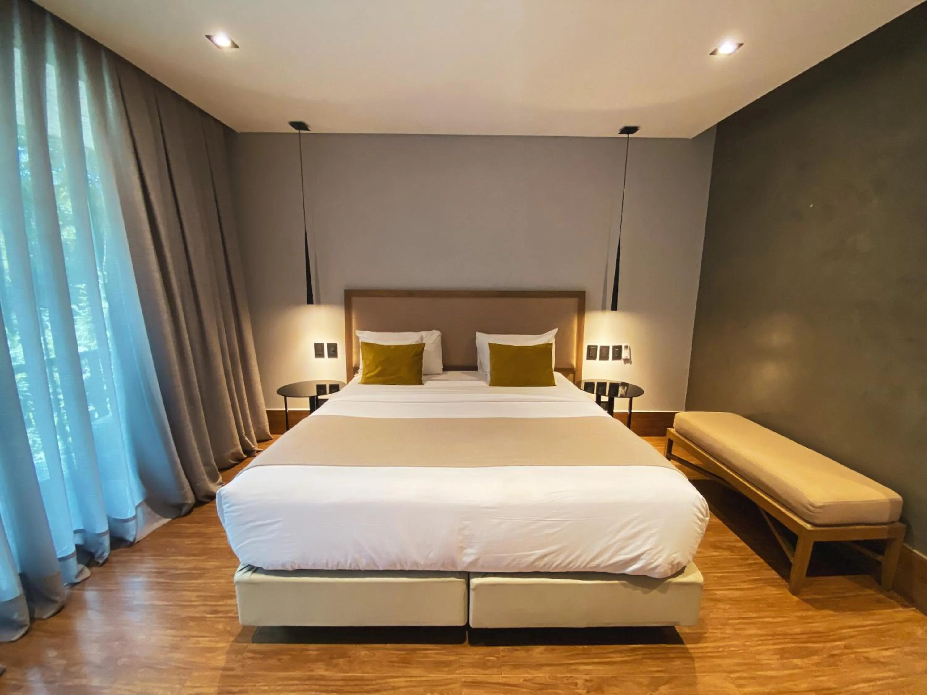 Bed in Selvaje Lodge Iguazu