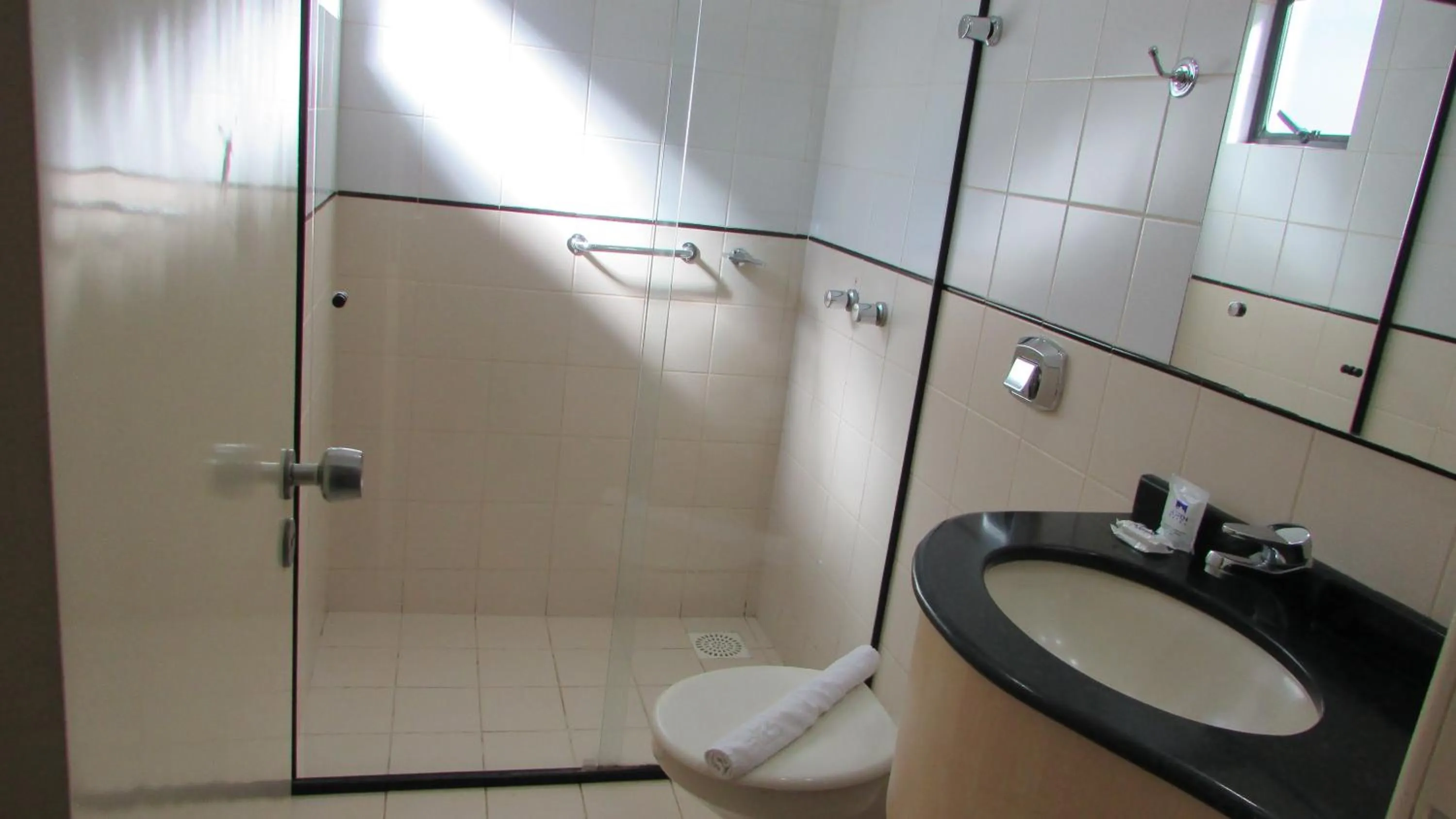 Shower in Asppen Hotel