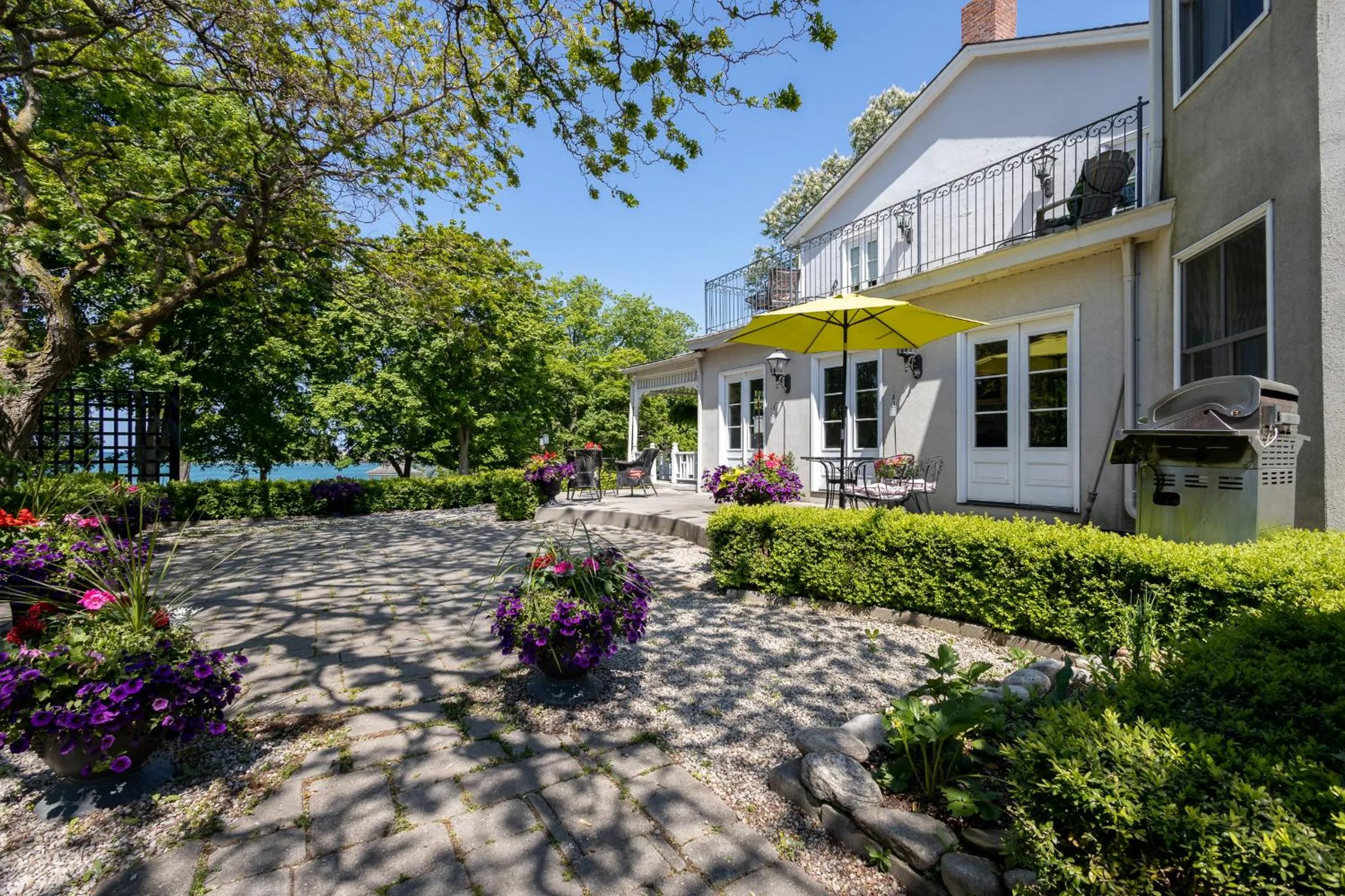 Garden in The Old Bank House