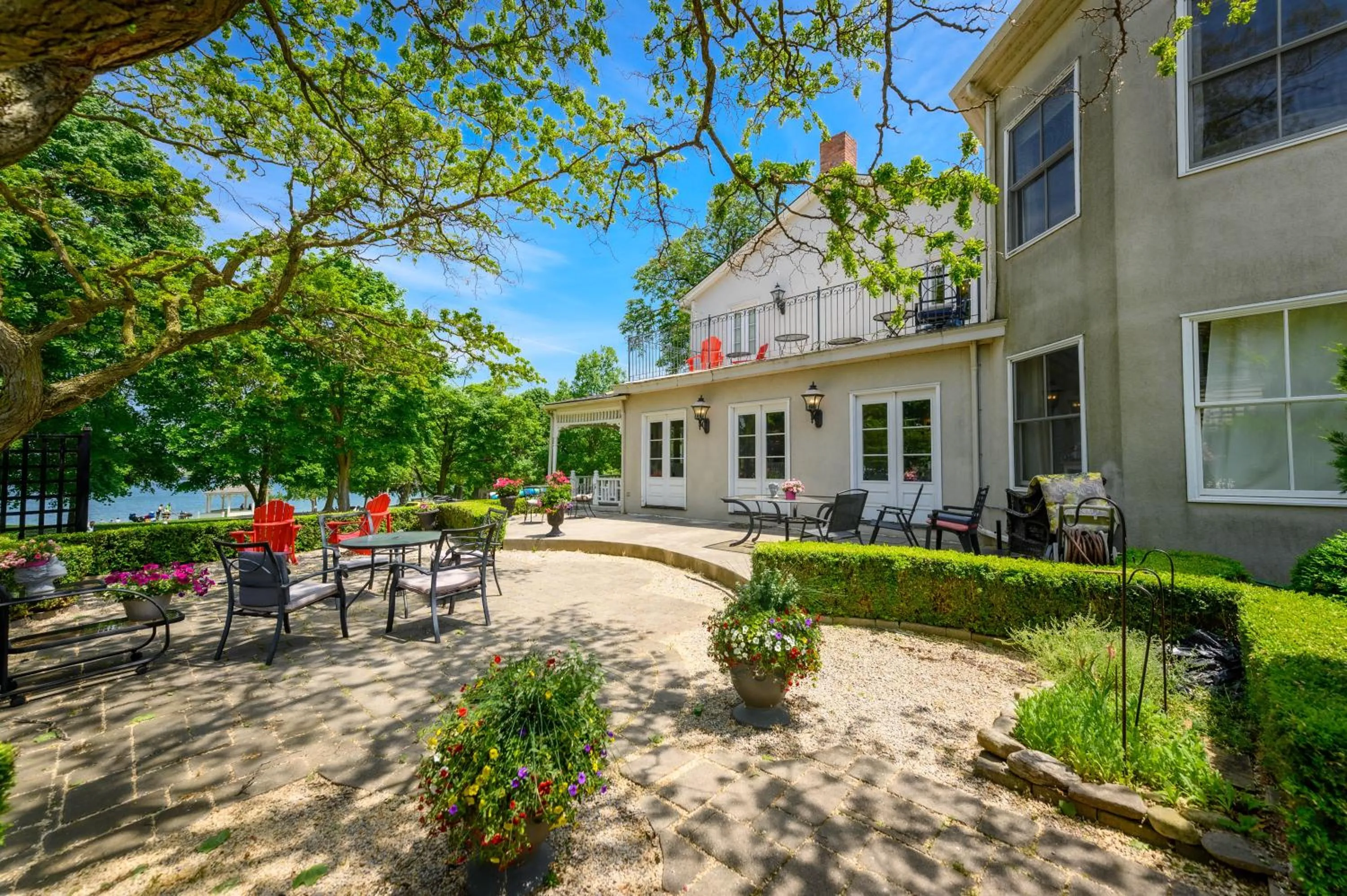 Garden in The Old Bank House
