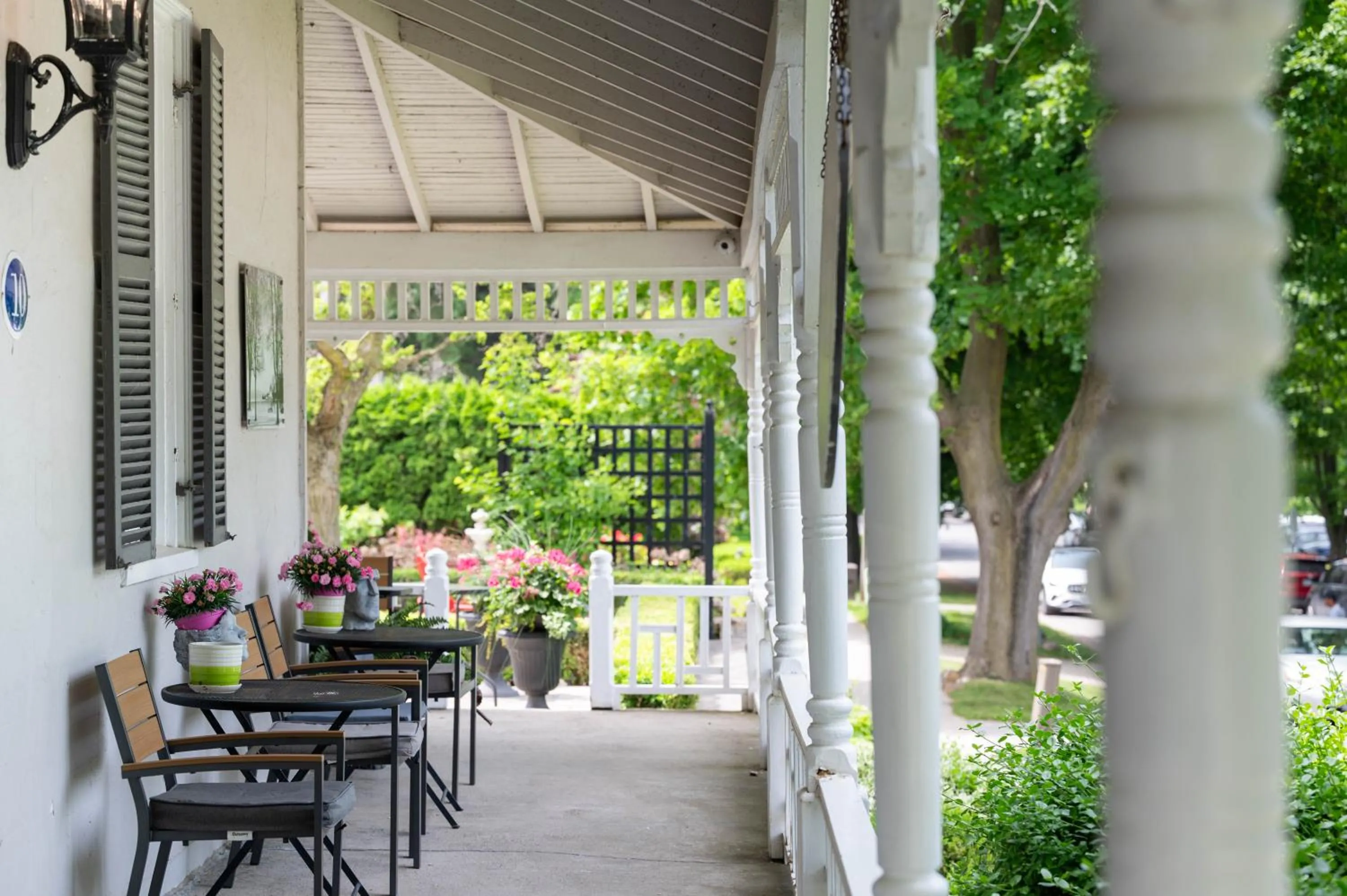 Patio in The Old Bank House