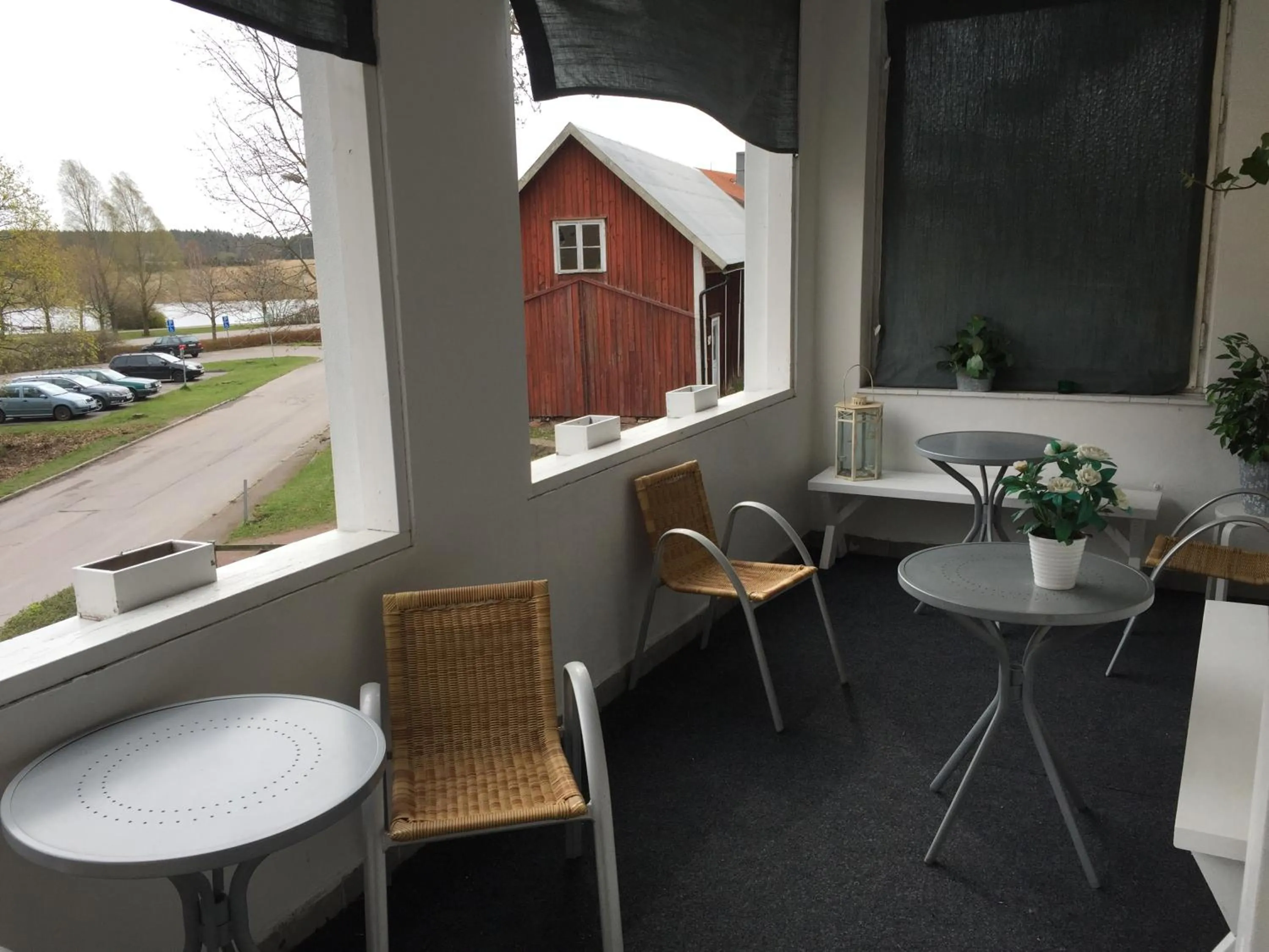 Balcony/Terrace in Höjdens Lågprishotell