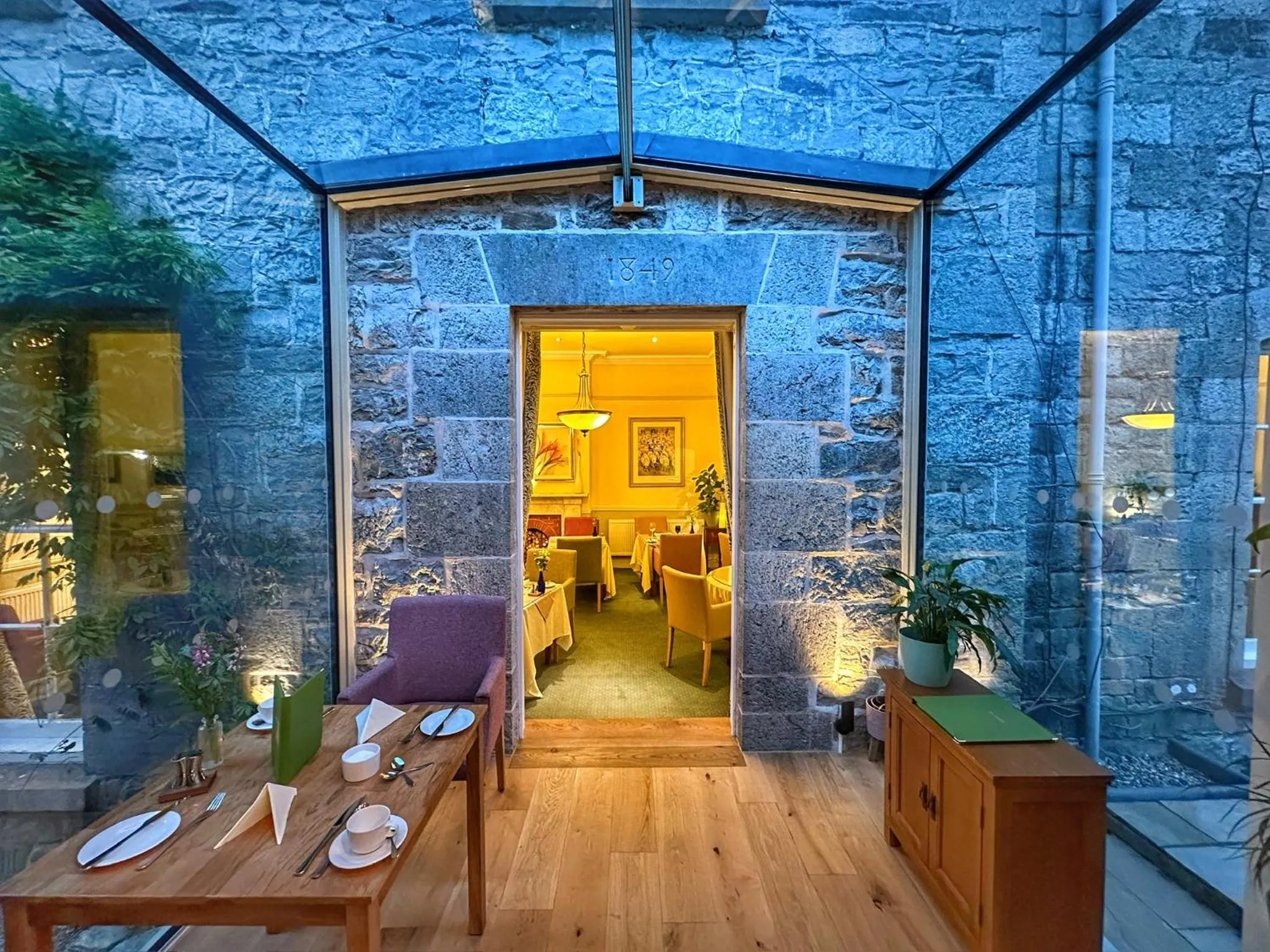 Living room in Pen-Y-Dyffryn Country Hotel