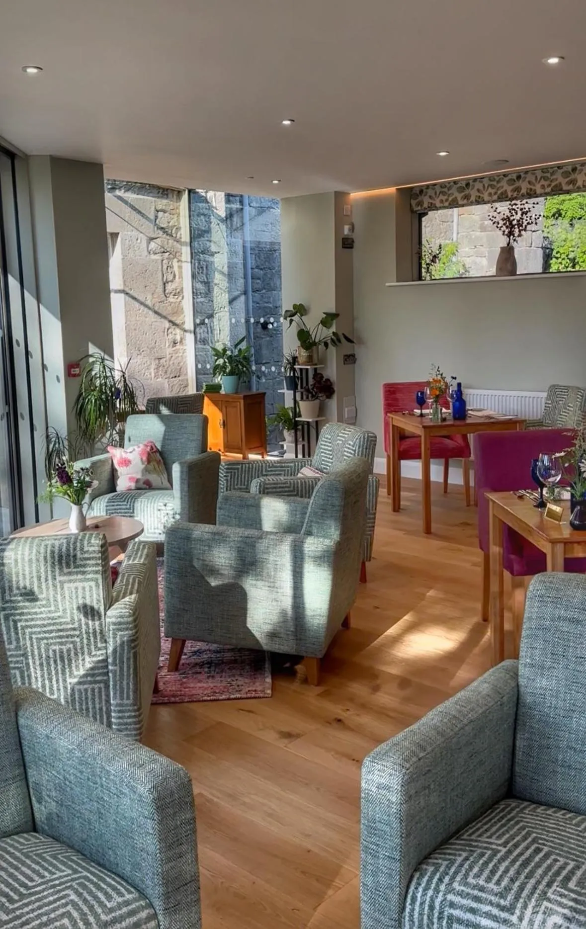Living room in Pen-Y-Dyffryn Country Hotel