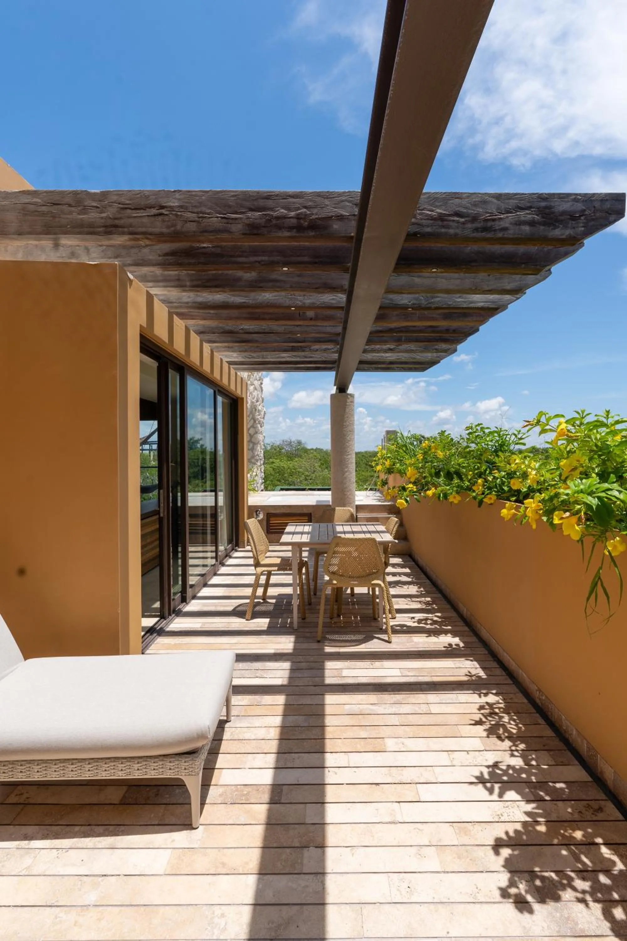 Balcony/Terrace in Hotel Xcaret Mexico All Parks All Fun Inclusive