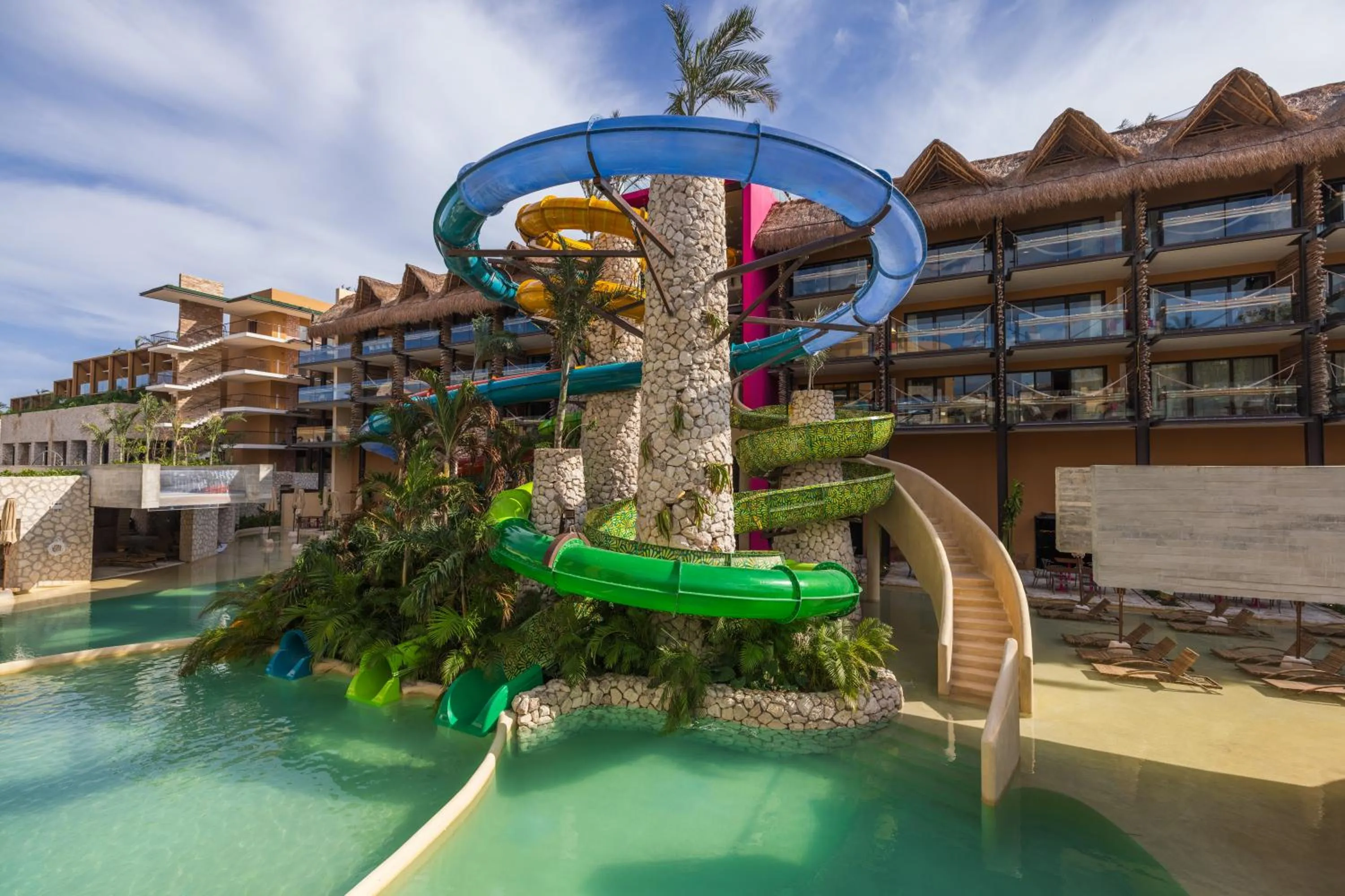 Property building in Hotel Xcaret Mexico All Parks All Fun Inclusive