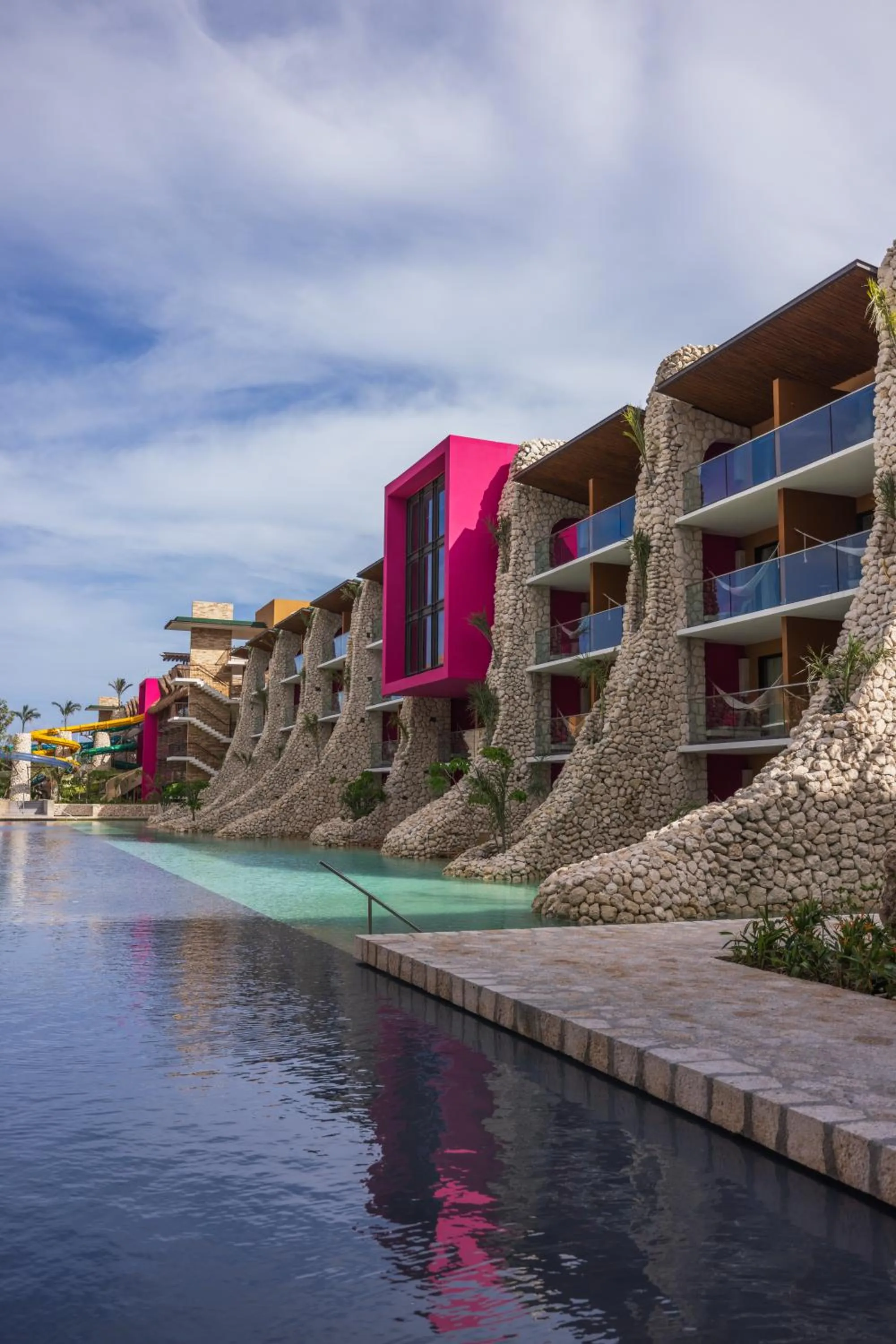 Property building in Hotel Xcaret Mexico All Parks All Fun Inclusive