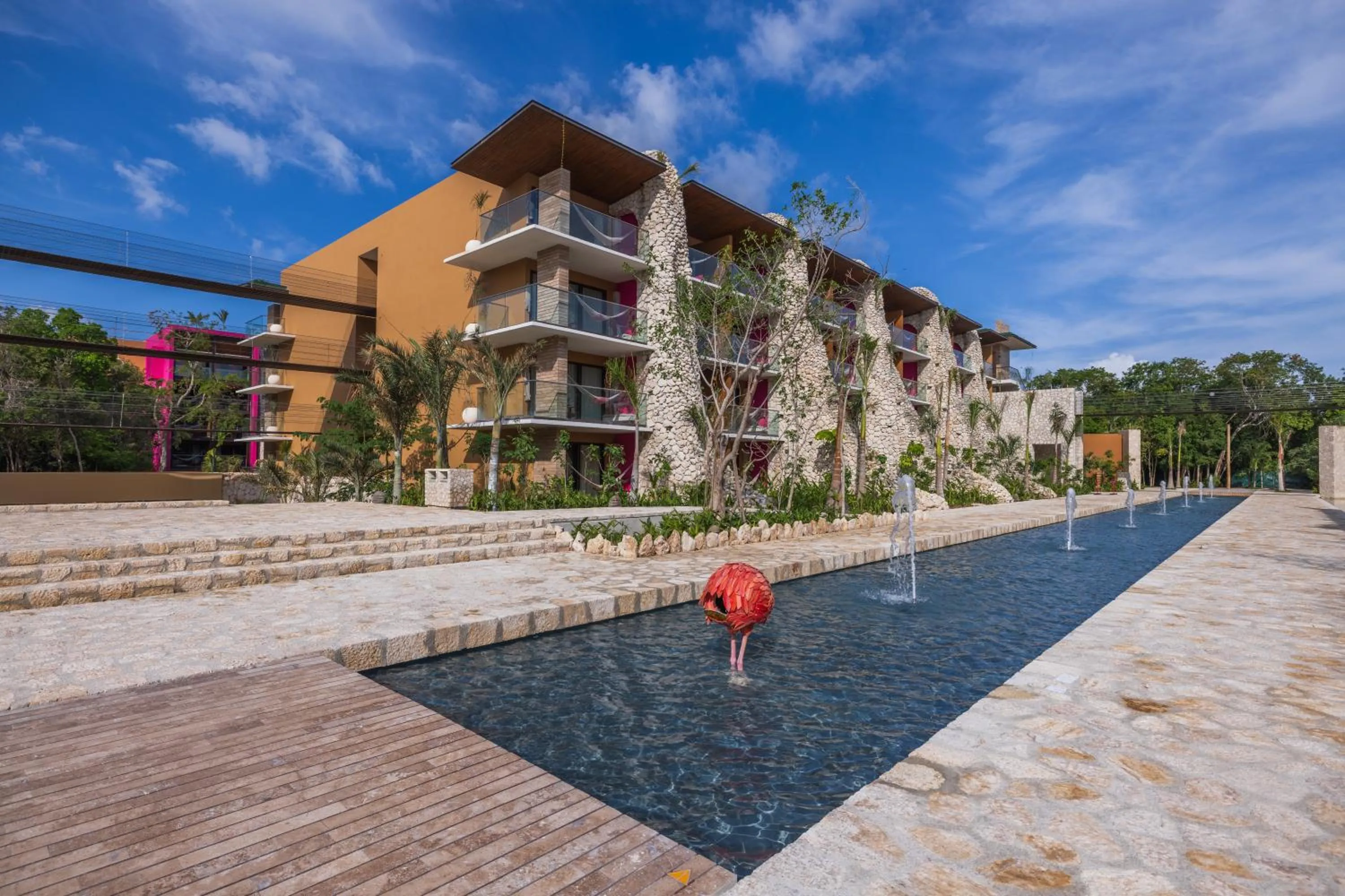 Property building in Hotel Xcaret Mexico All Parks All Fun Inclusive