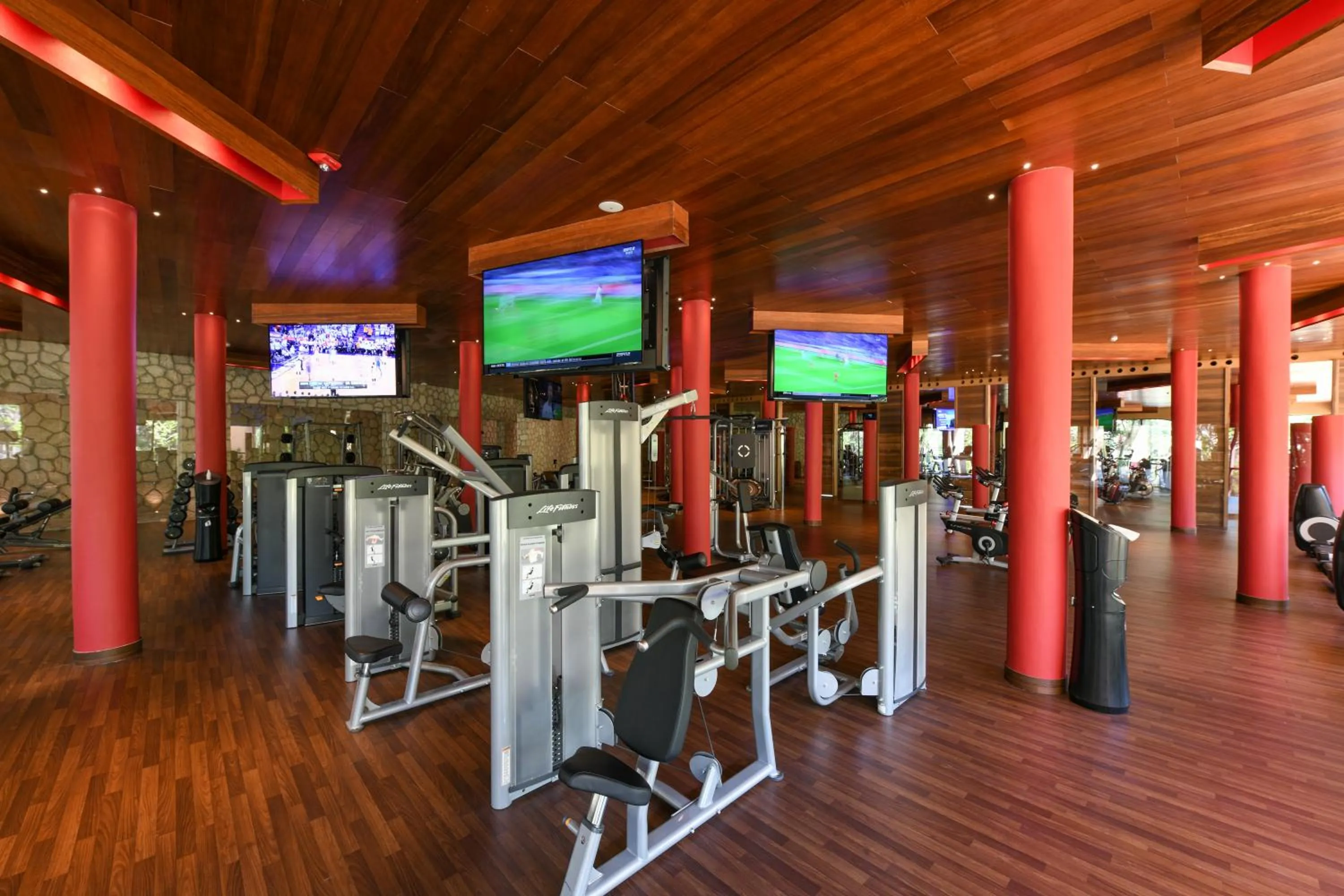 Fitness centre/facilities in Hotel Xcaret Mexico All Parks All Fun Inclusive