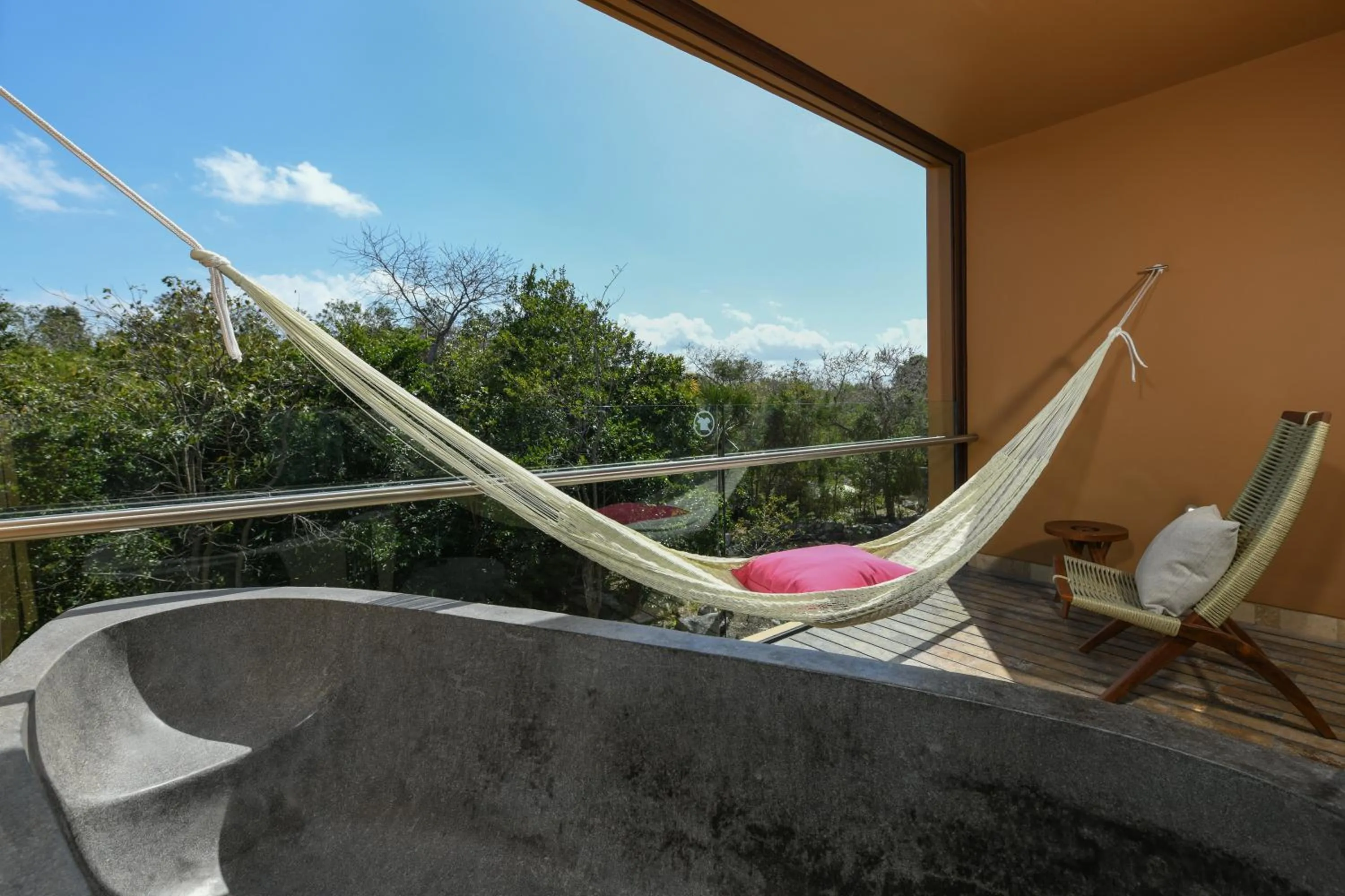 Balcony/Terrace in Hotel Xcaret Mexico All Parks All Fun Inclusive