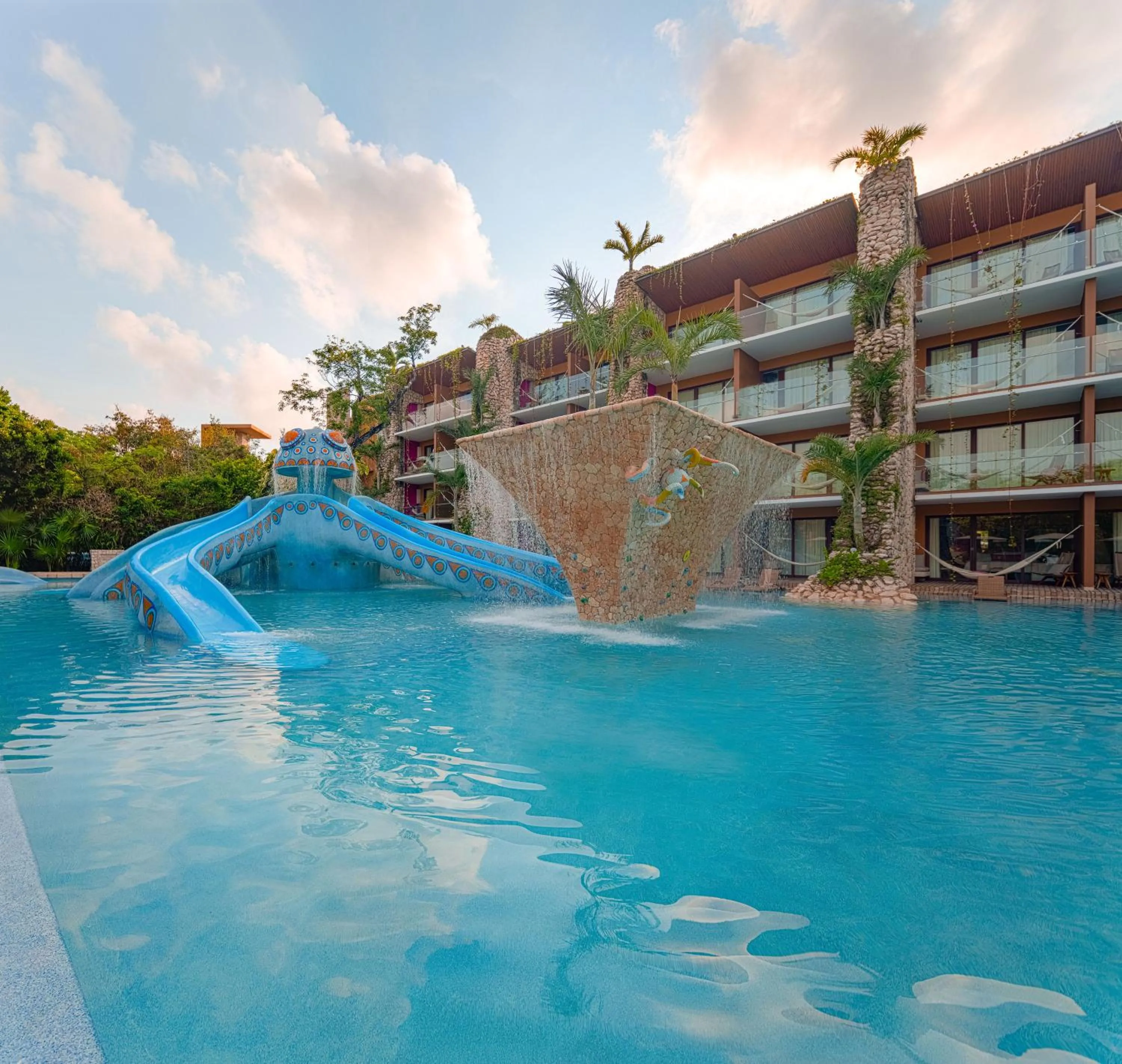 Aqua park in Hotel Xcaret Mexico All Parks All Fun Inclusive