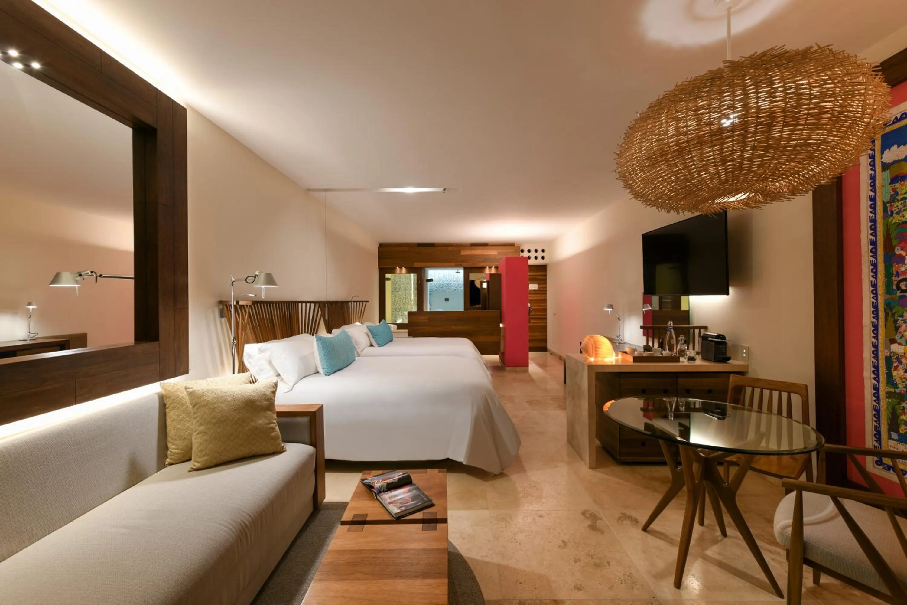 Bed in Hotel Xcaret Mexico All Parks All Fun Inclusive