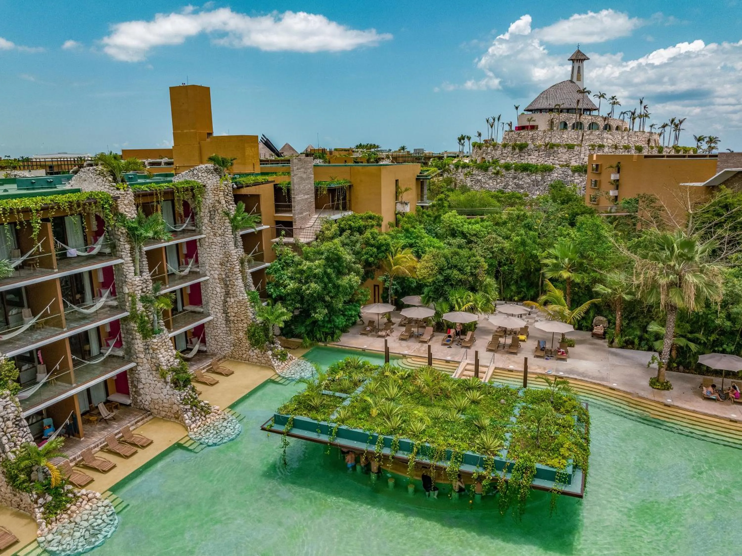 Bird's eye view in Hotel Xcaret Mexico All Parks All Fun Inclusive