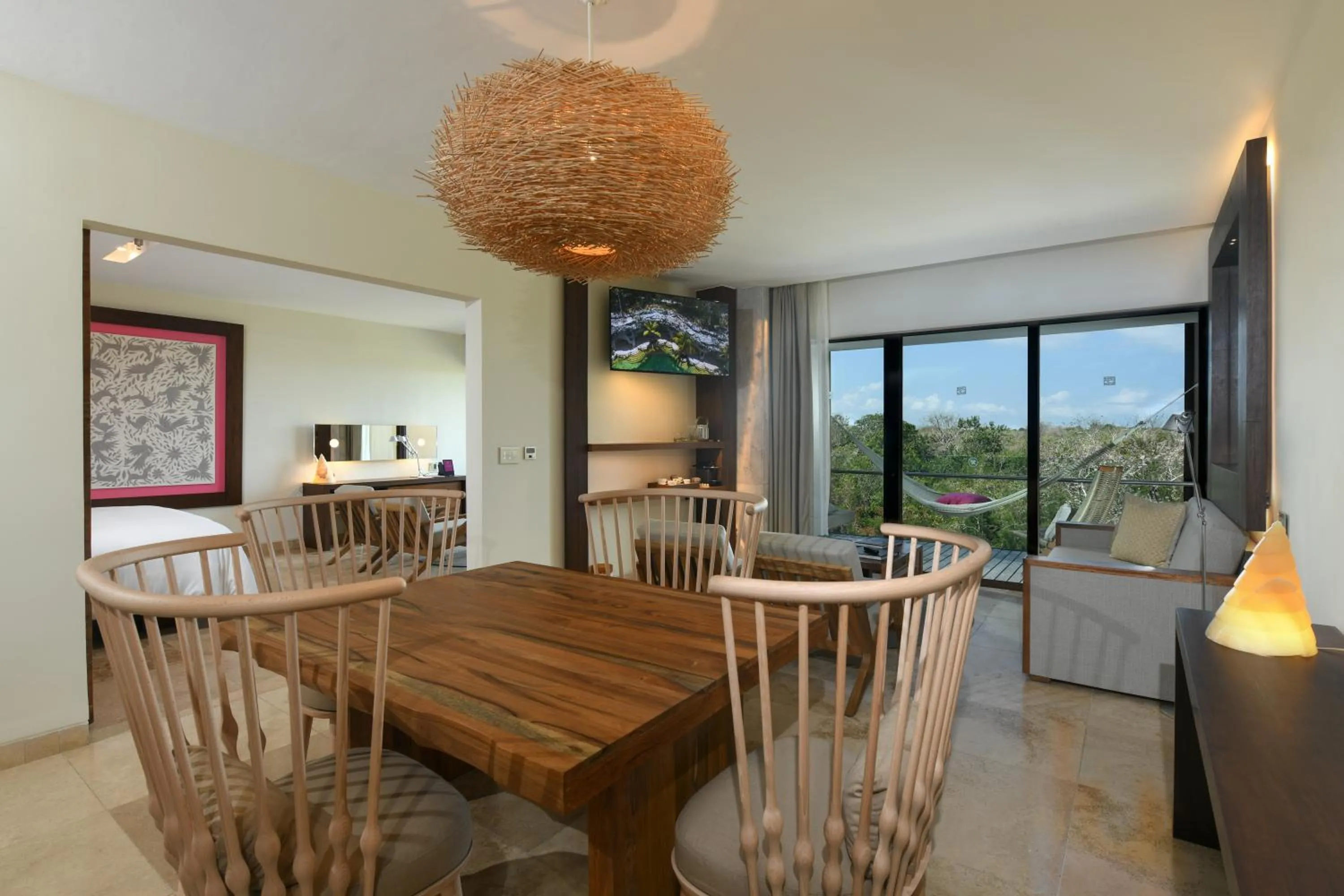 Balcony/Terrace in Hotel Xcaret Mexico All Parks All Fun Inclusive