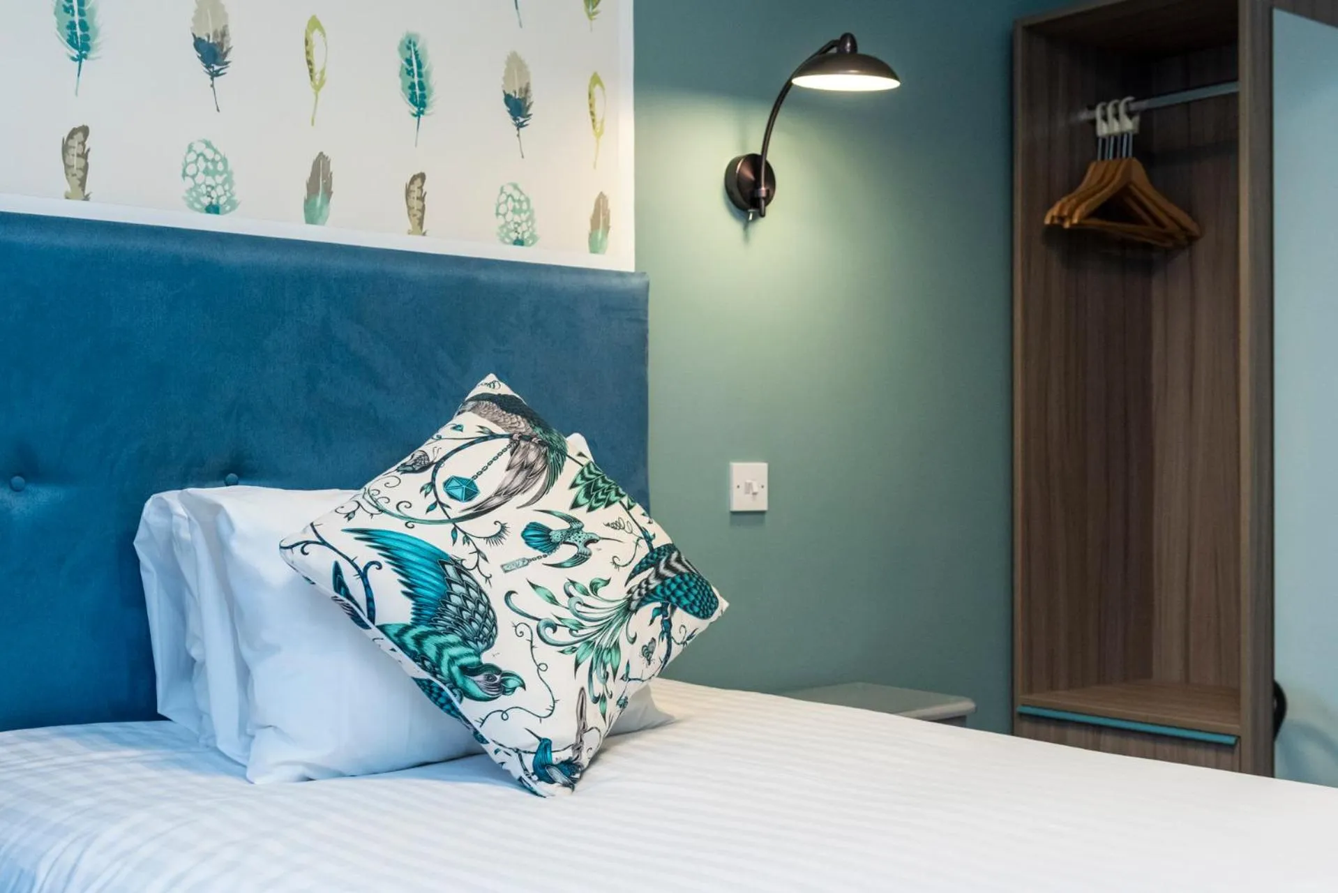 Bed in Wisteria Hotel