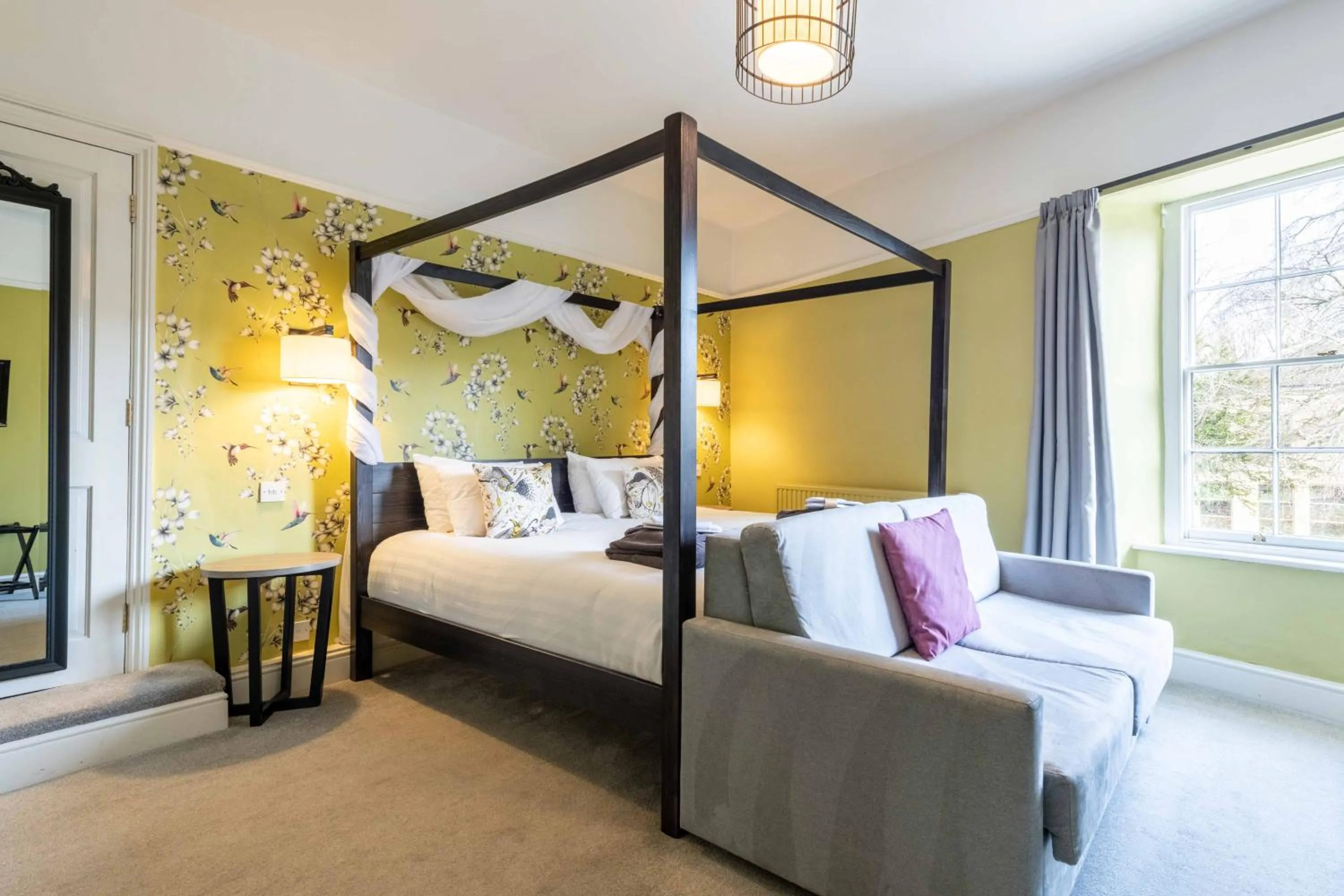 Bed in Wisteria Hotel