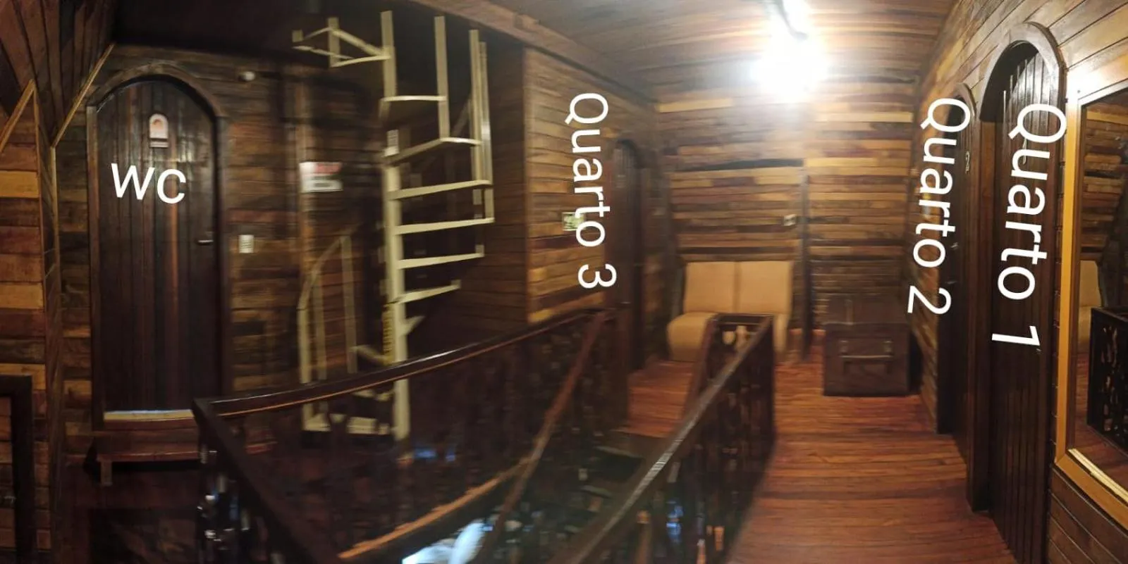 Basic Triple Room with Shared Bathroom in Pousada Chalé das Neves