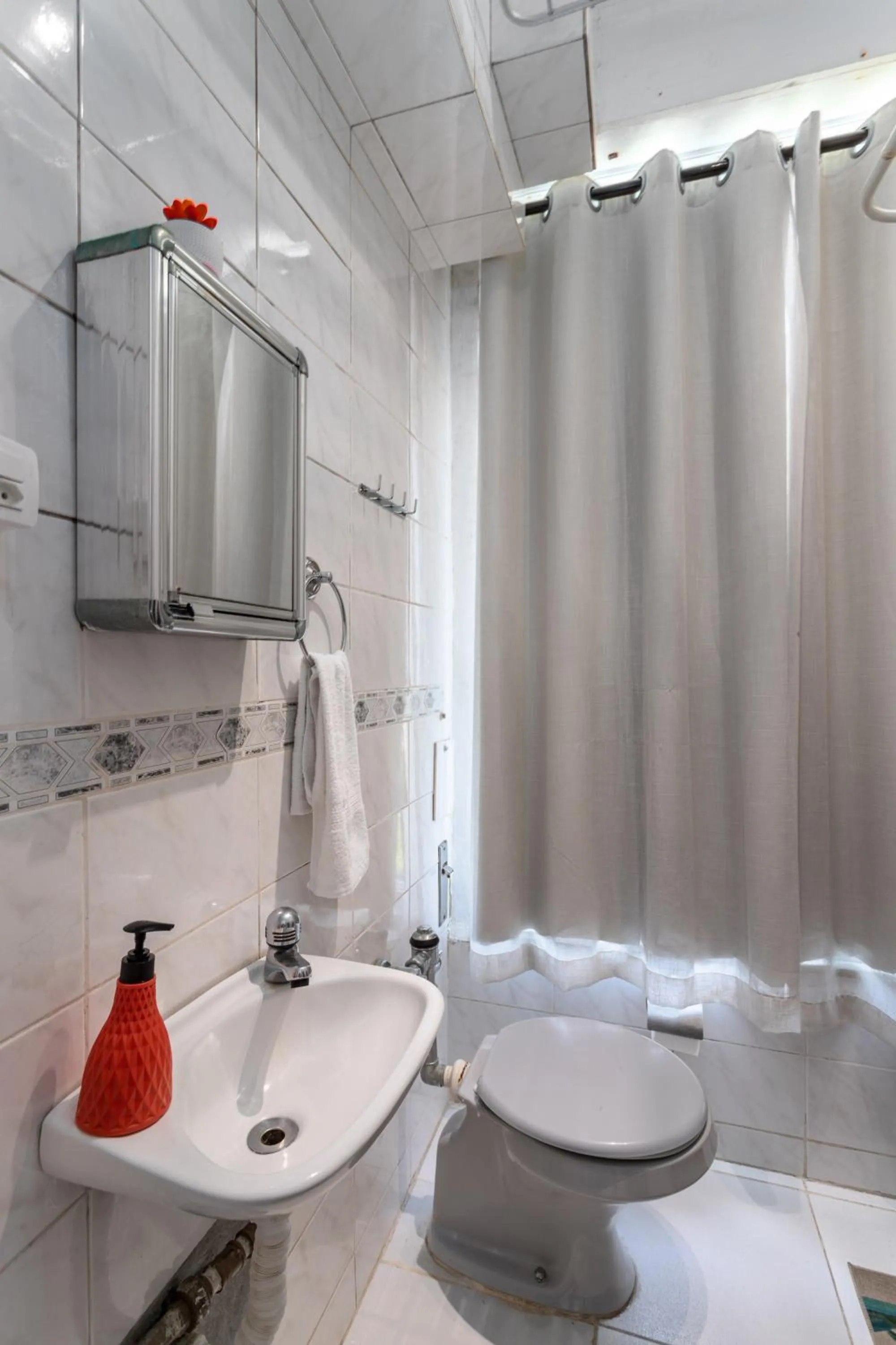 Shower in Deslumbrante vista para a Praia de Copacabana.