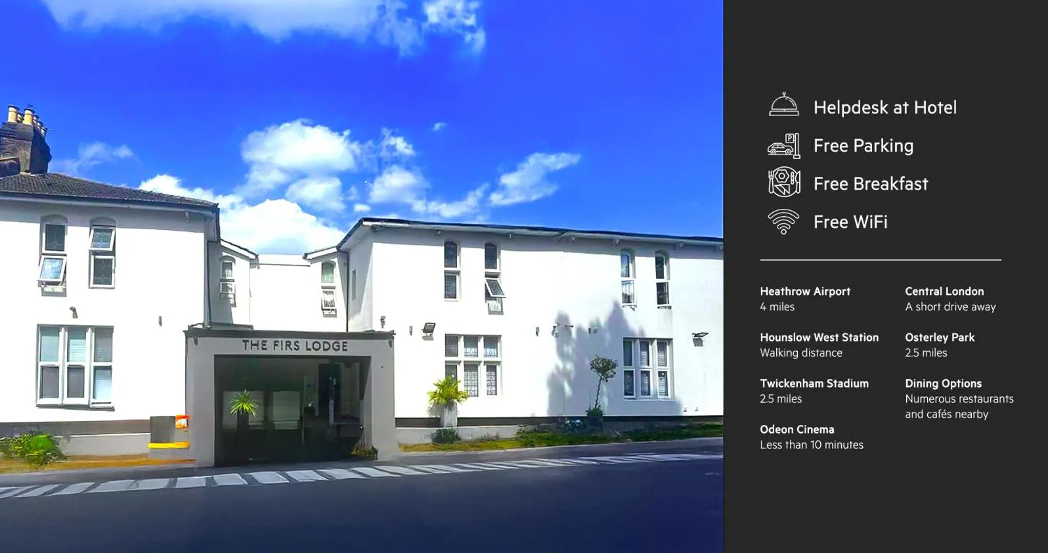 Property building in OYO Firs Lodge London Heathrow