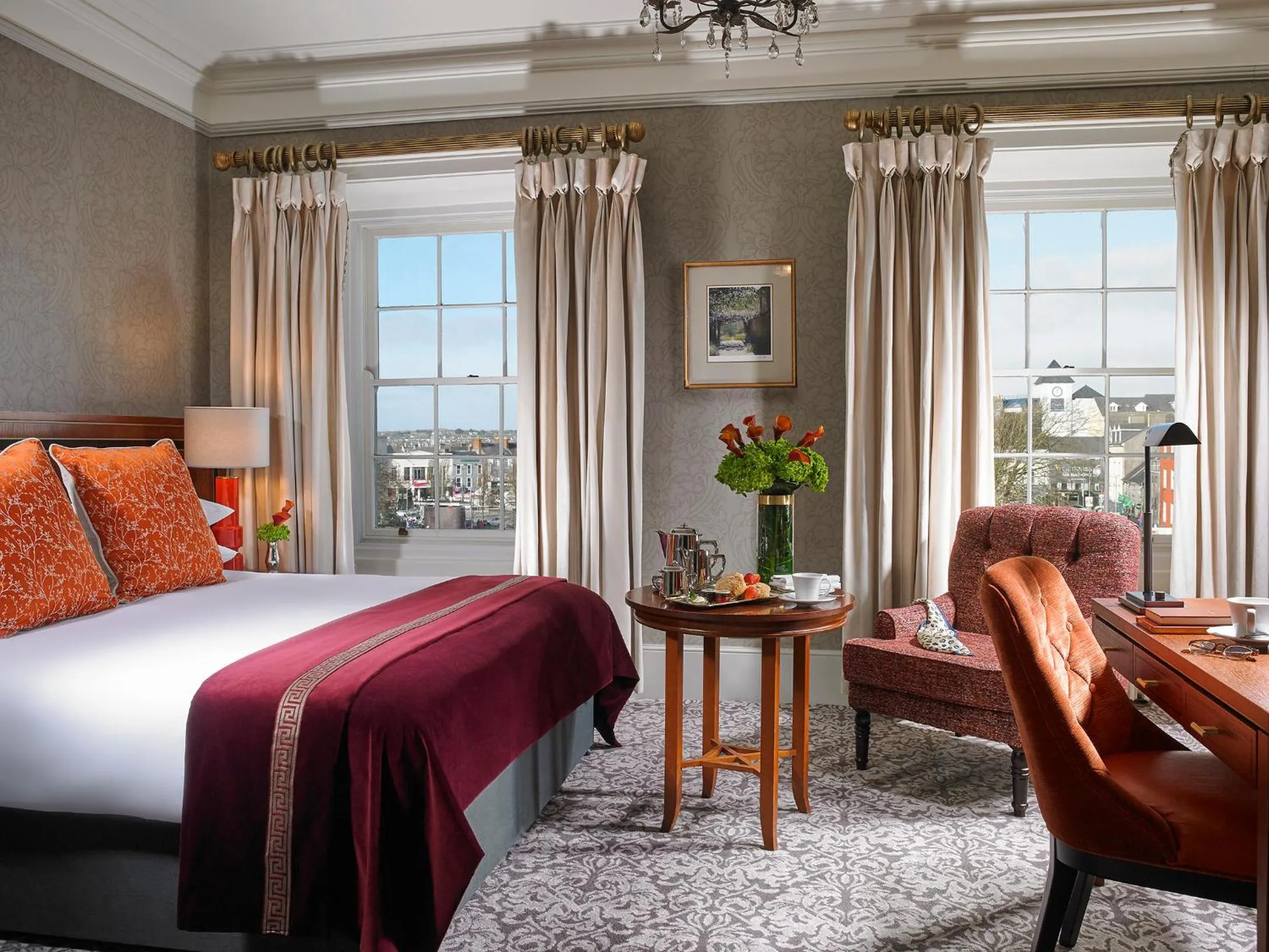 City view, Bed in The Hardiman