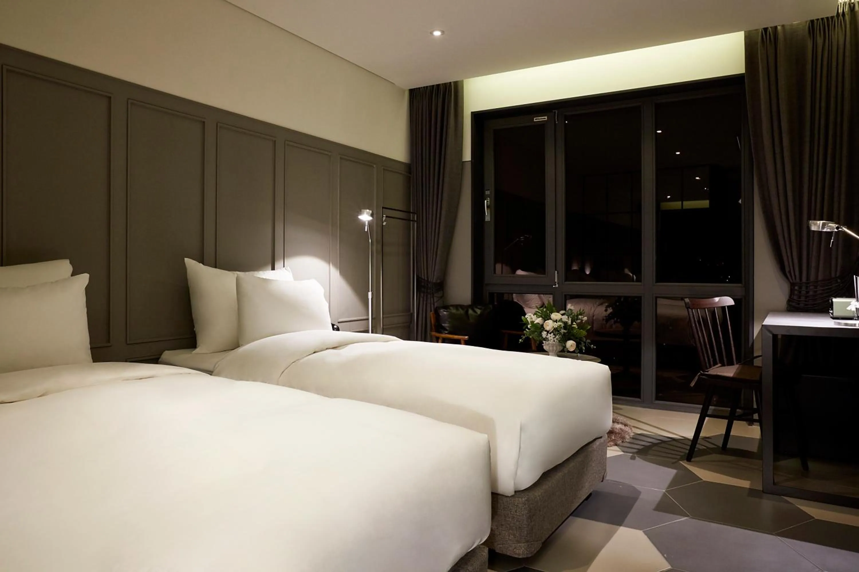 Decorative detail, Bed in 9 Brick Hotel