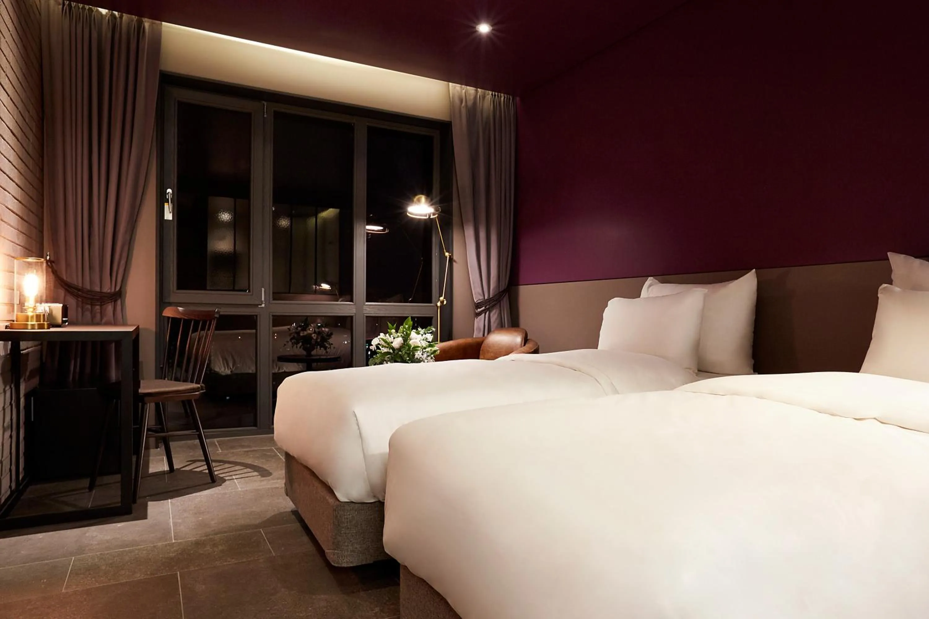 Decorative detail, Bed in 9 Brick Hotel