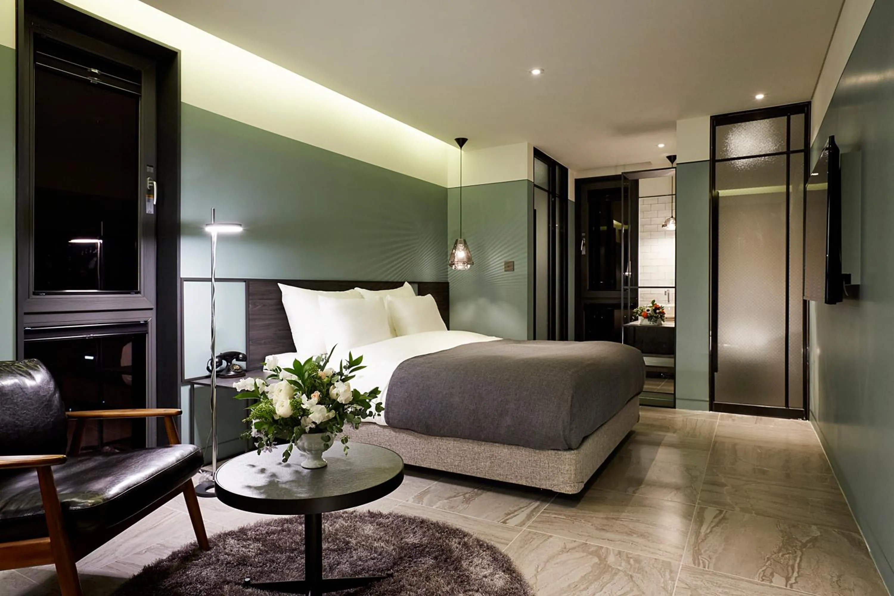 Decorative detail, Bed in 9 Brick Hotel