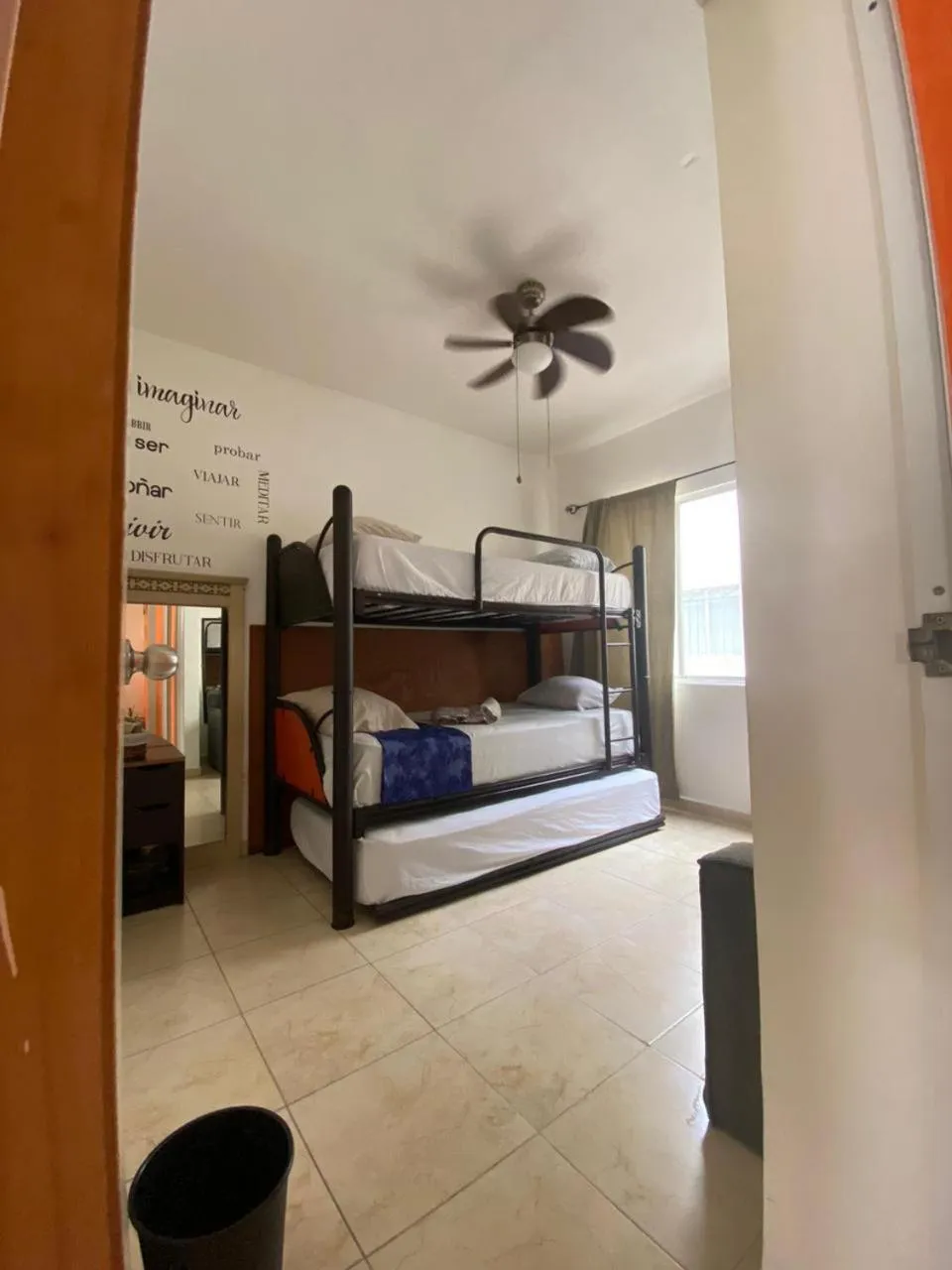 Bedroom, Bed in Apartamento En Fraccionamiento Privado 6 Personas, 5 Camas, Piscina cerca de la Playa