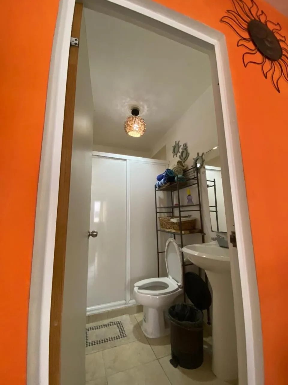 Bathroom in Apartamento En Fraccionamiento Privado 6 Personas, 5 Camas, Piscina cerca de la Playa