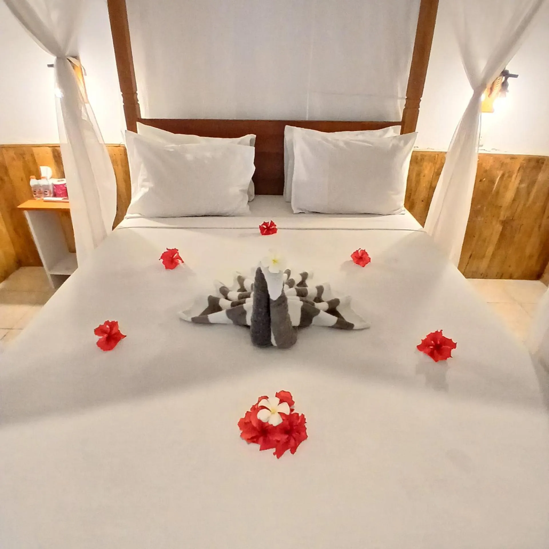 Bed in Gita Gili Bungalow