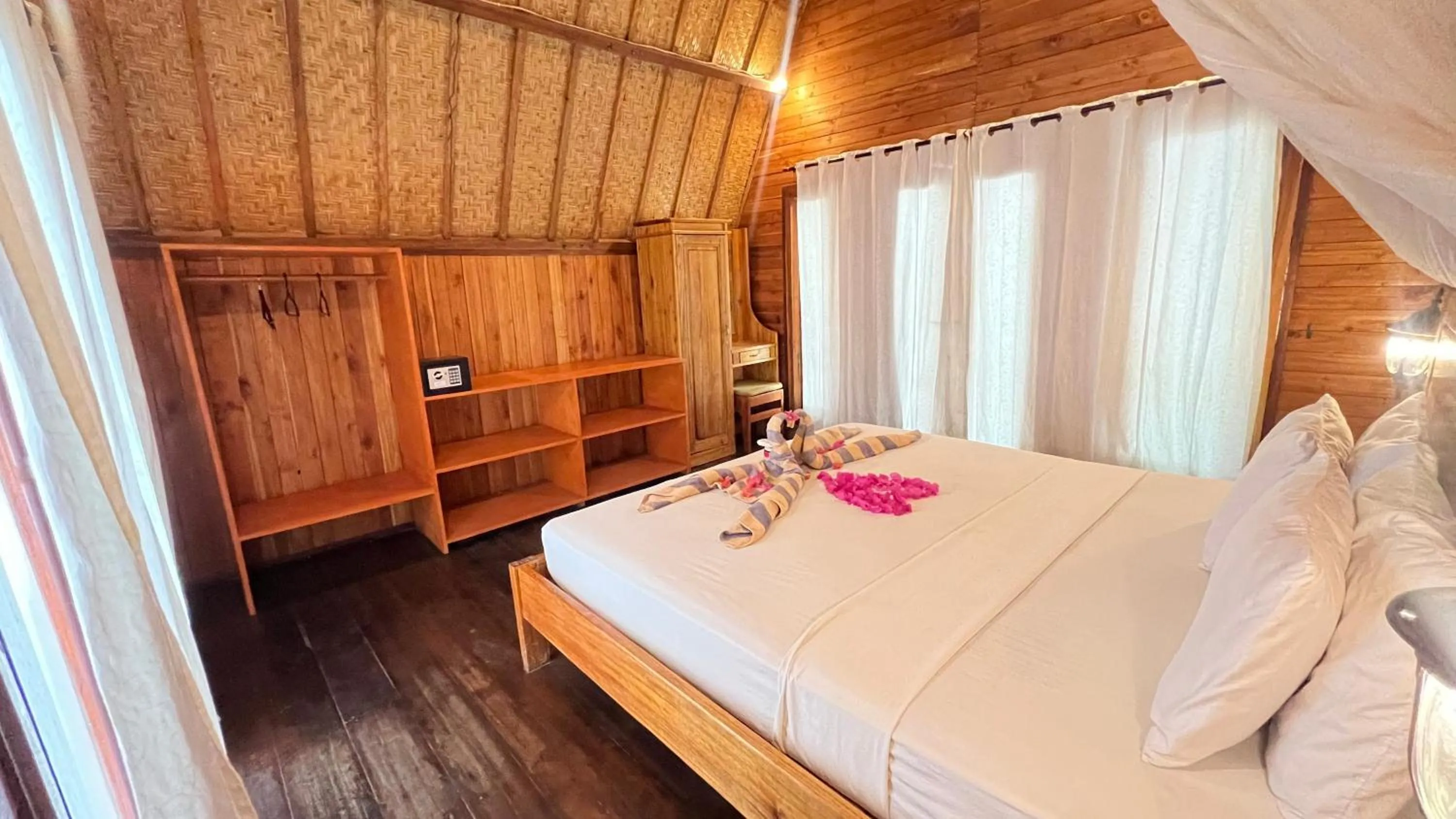 Bed in Gita Gili Bungalow