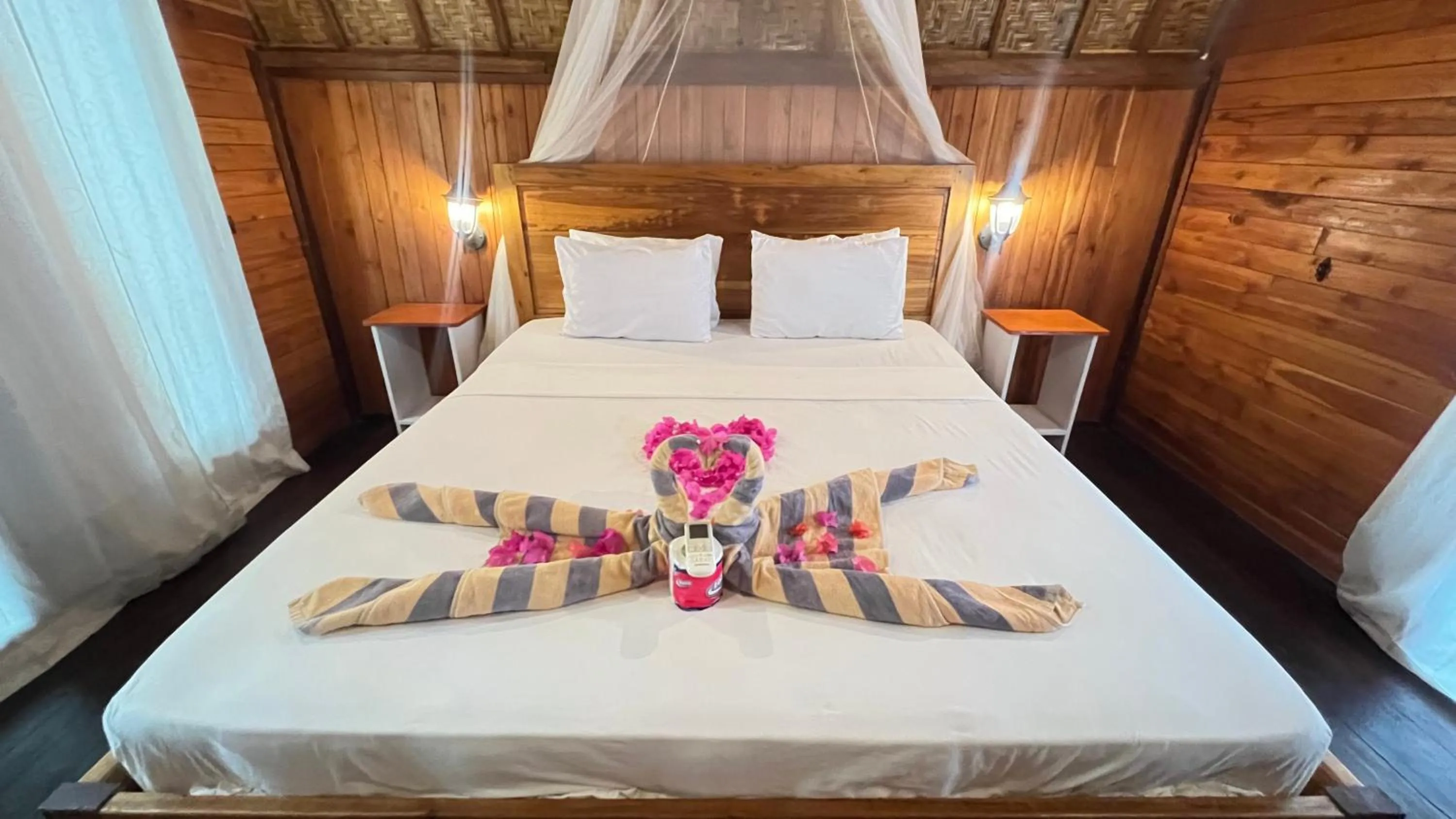 Bed in Gita Gili Bungalow