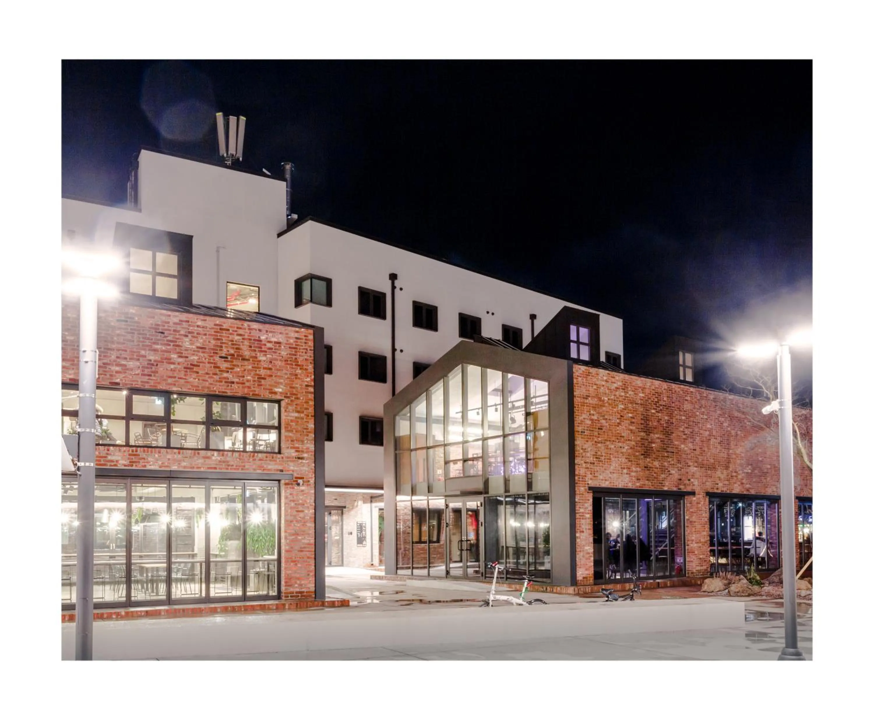 Facade/entrance in Playce Camp Jeju