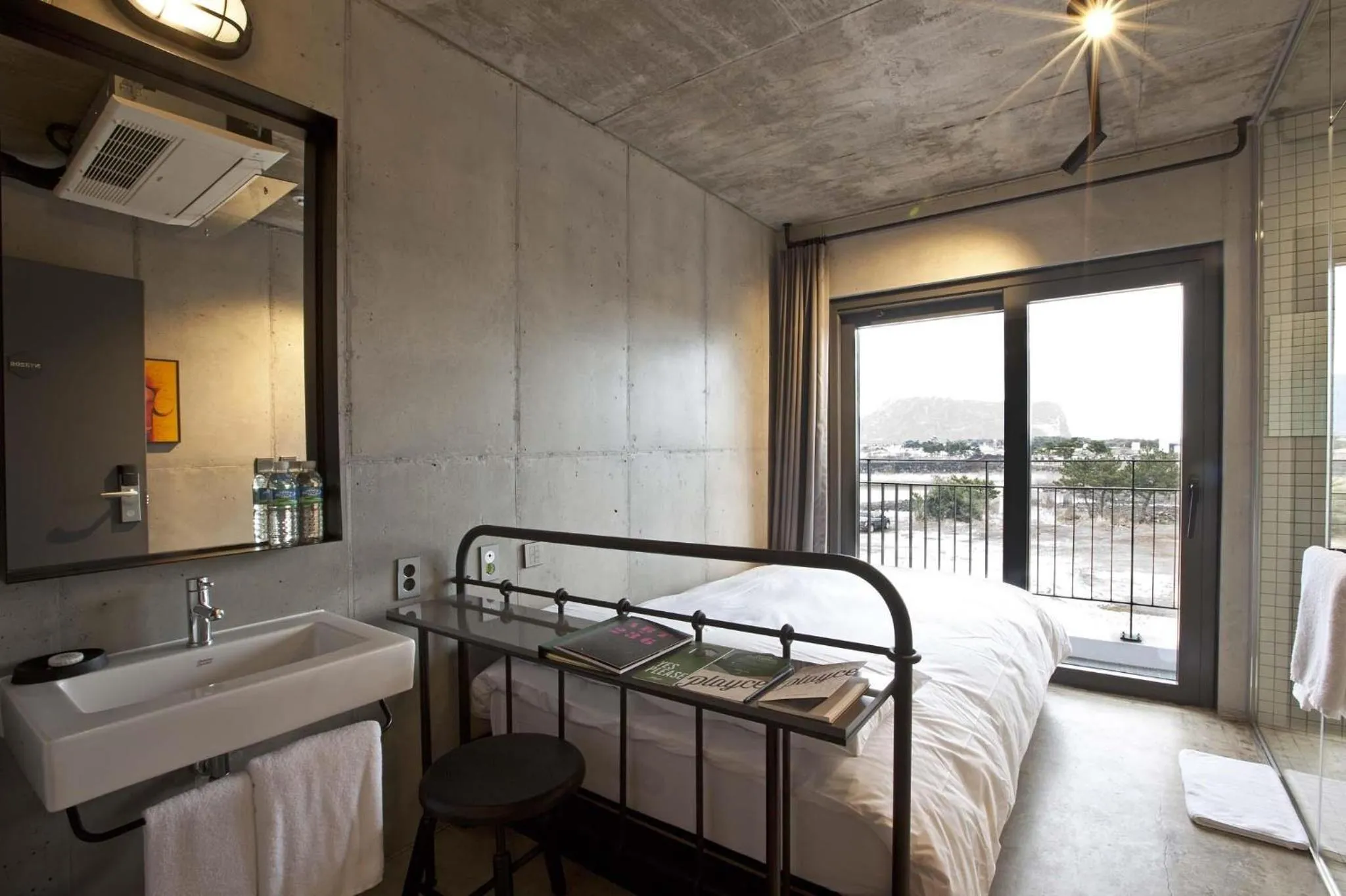 Decorative detail, Bed in Playce Camp Jeju